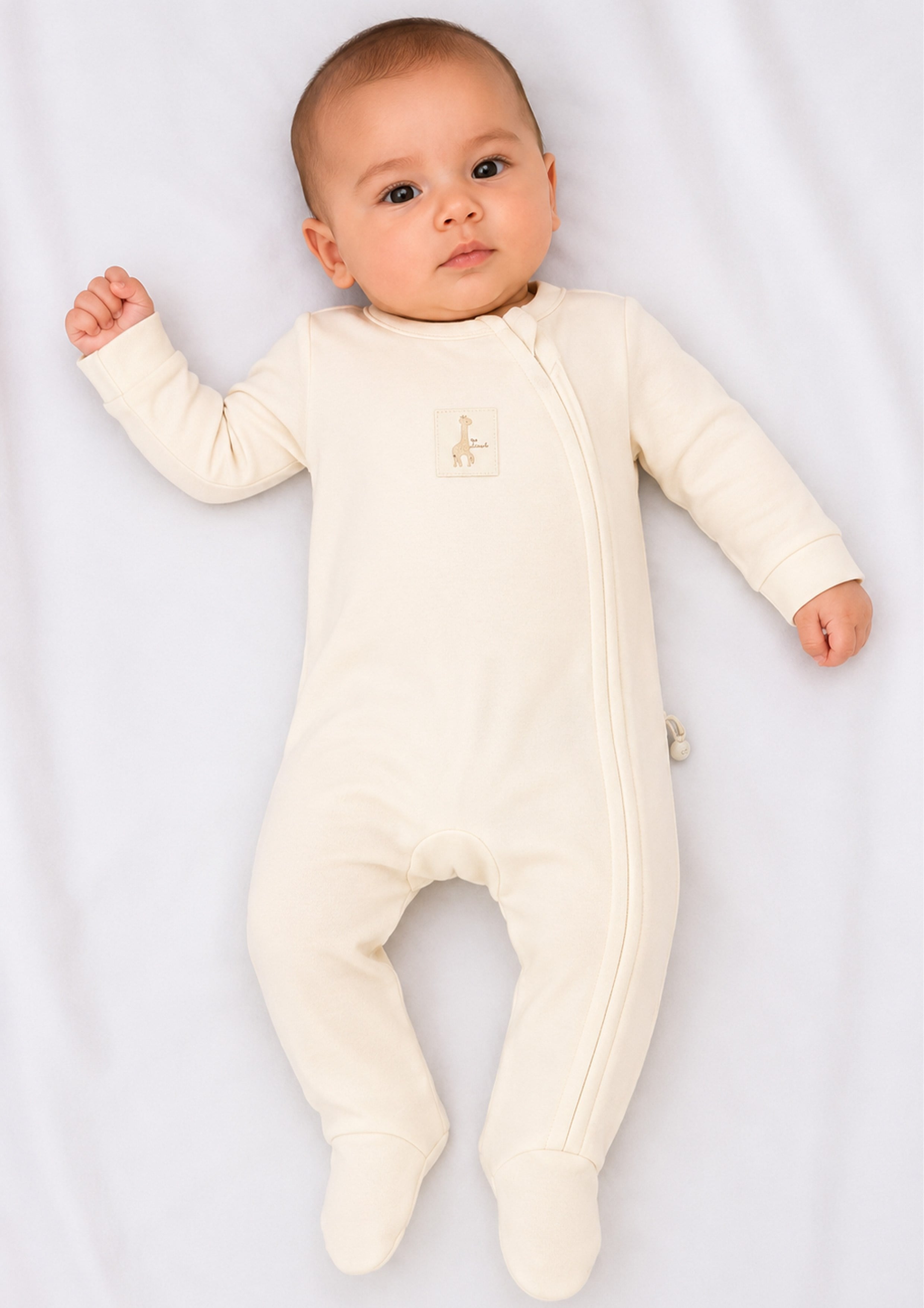Bebek TulumBistyle %100 Organik Tulum Açık Bej