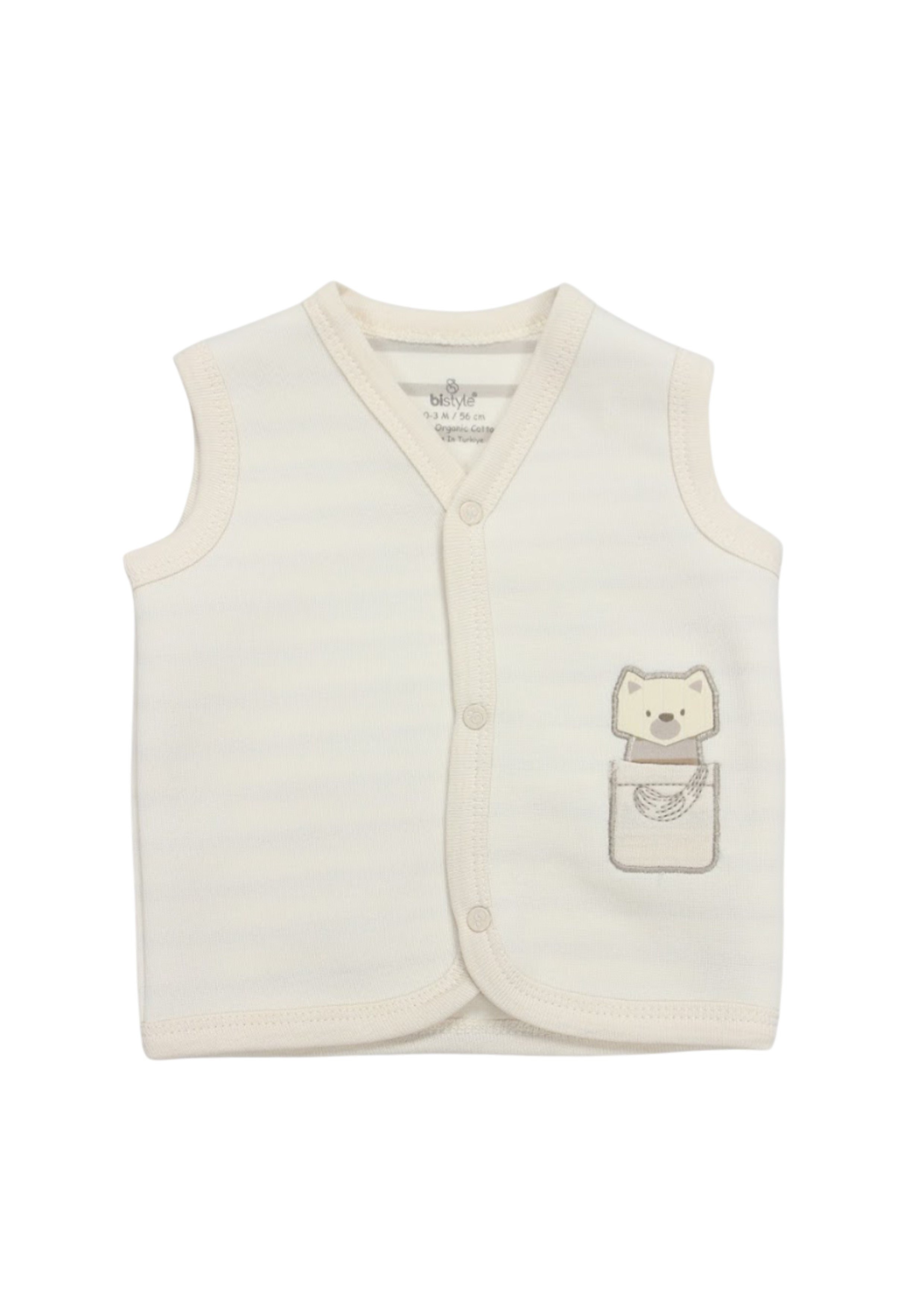 Yelek, Hırka, MontBistyle Racoon %100 Organik Çift Taraflı Unisex Yelek