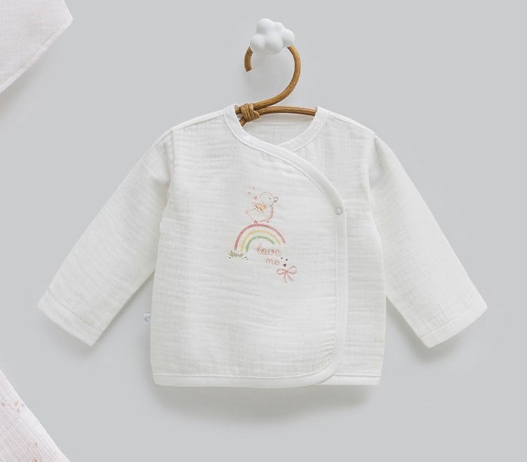 Hastane Çıkışı SetleriCaramell %100 Pamuk Love Time Müslin 10lu Set Pembe
