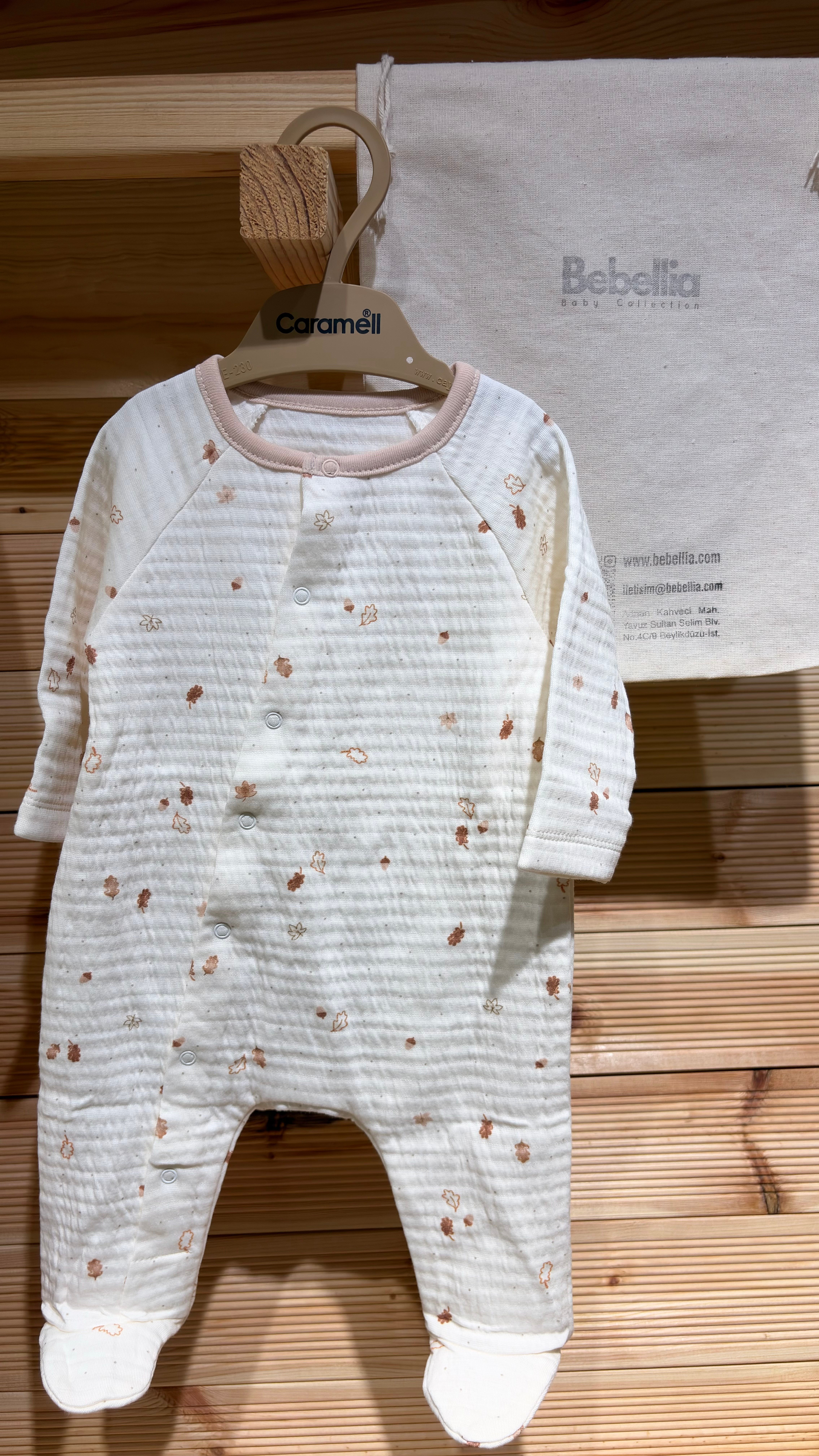 Hastane Çıkışı SetleriCaramell %100 Pamuk Organik 10lu Set Unisex