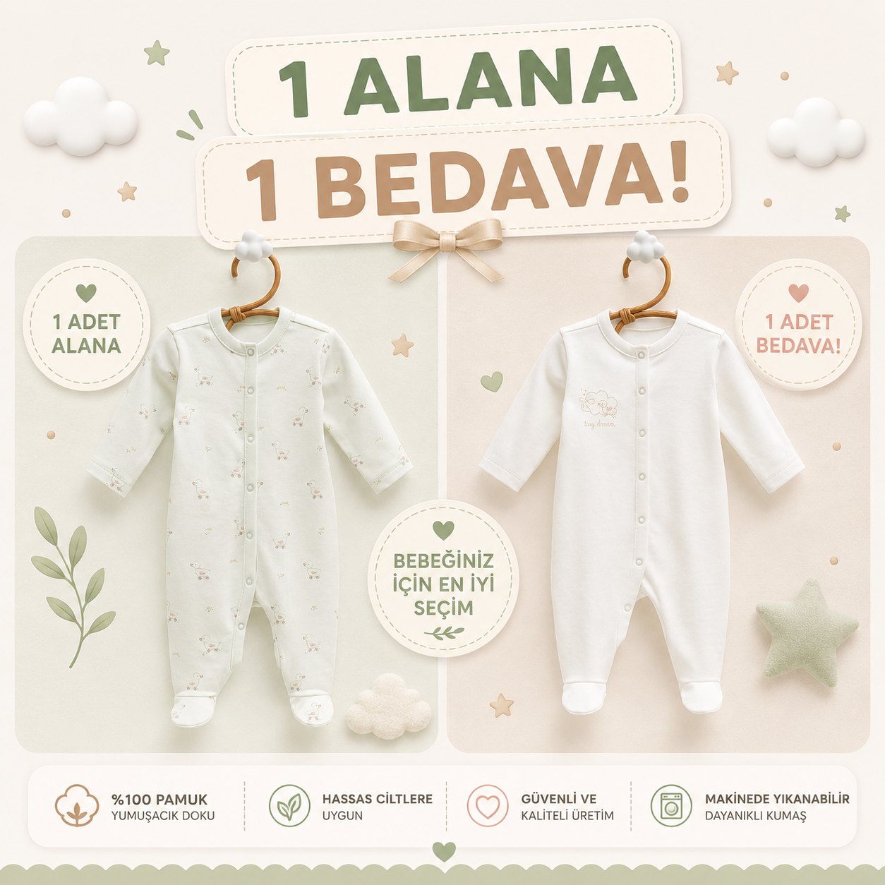 Bebek TulumCaramell Love Time Kız Tulum Yeşil