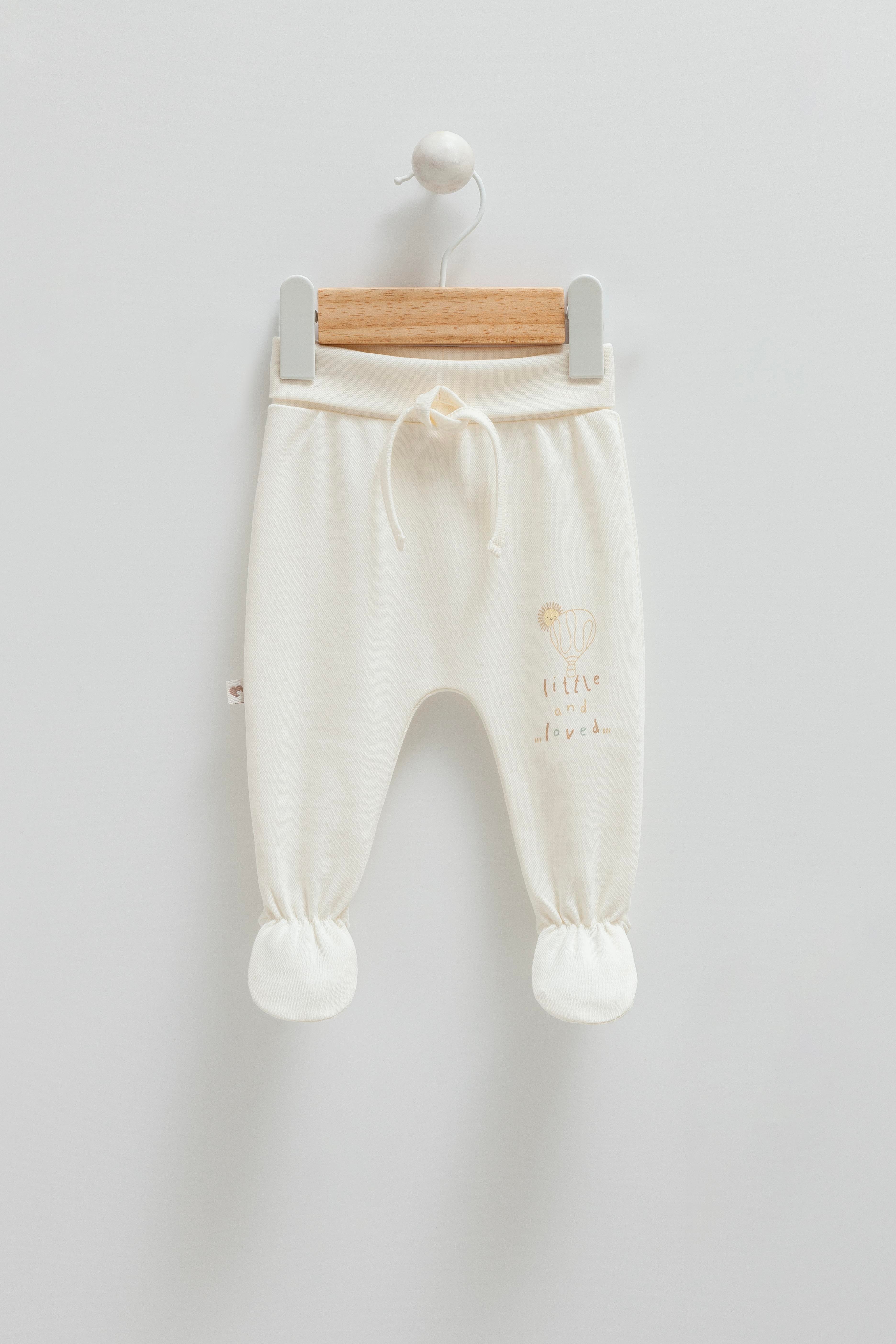 Çıtçıtlı Badi, Tek AltGiulia Beti Premium 2li Tek Alt Pantolon Ekru