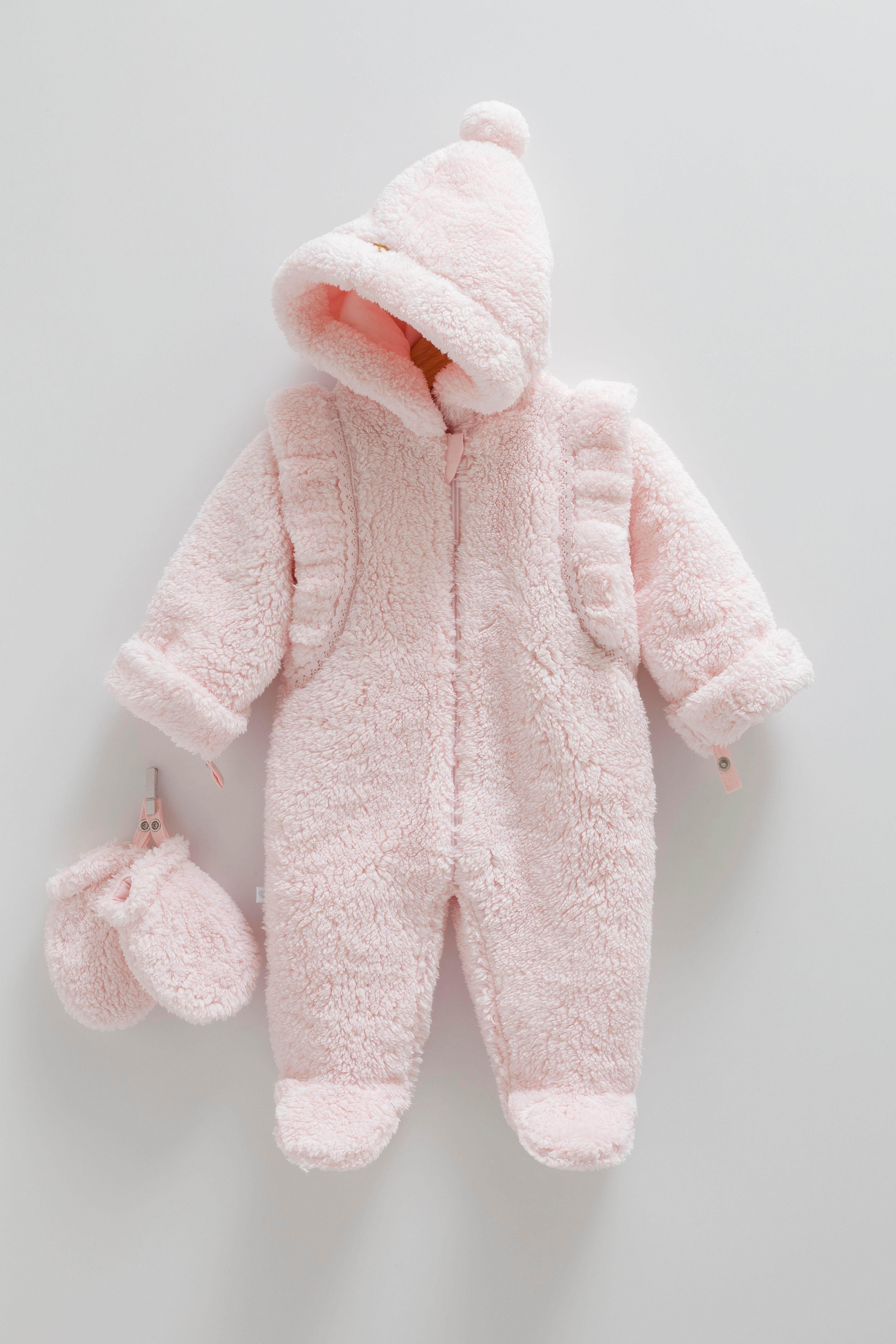 Bebek TulumLombardia Eldivenli Premium Tulum Pembe