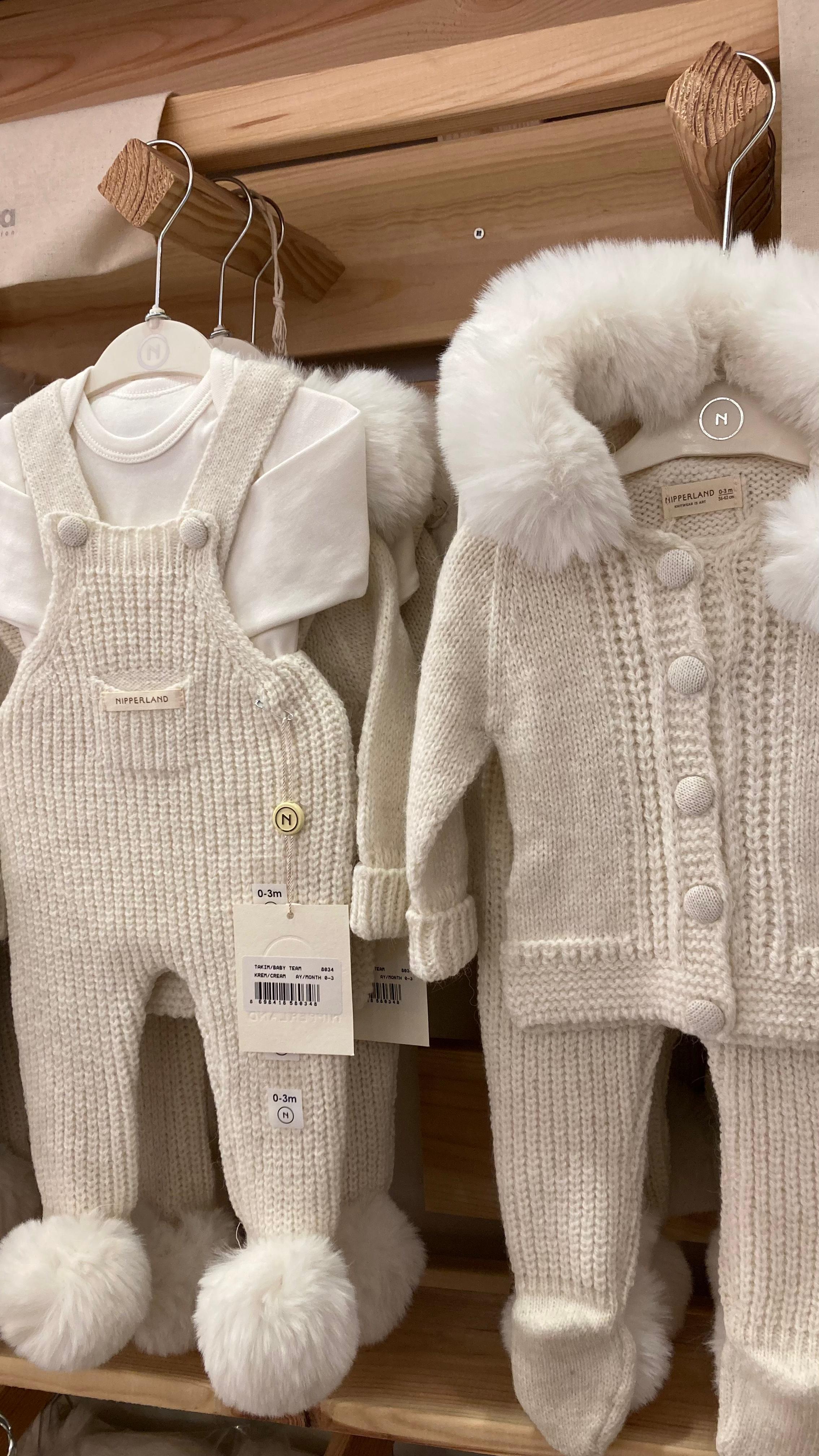 Bebek TulumNipperland Selanik Slopet unisex Kürklü Hırkalı