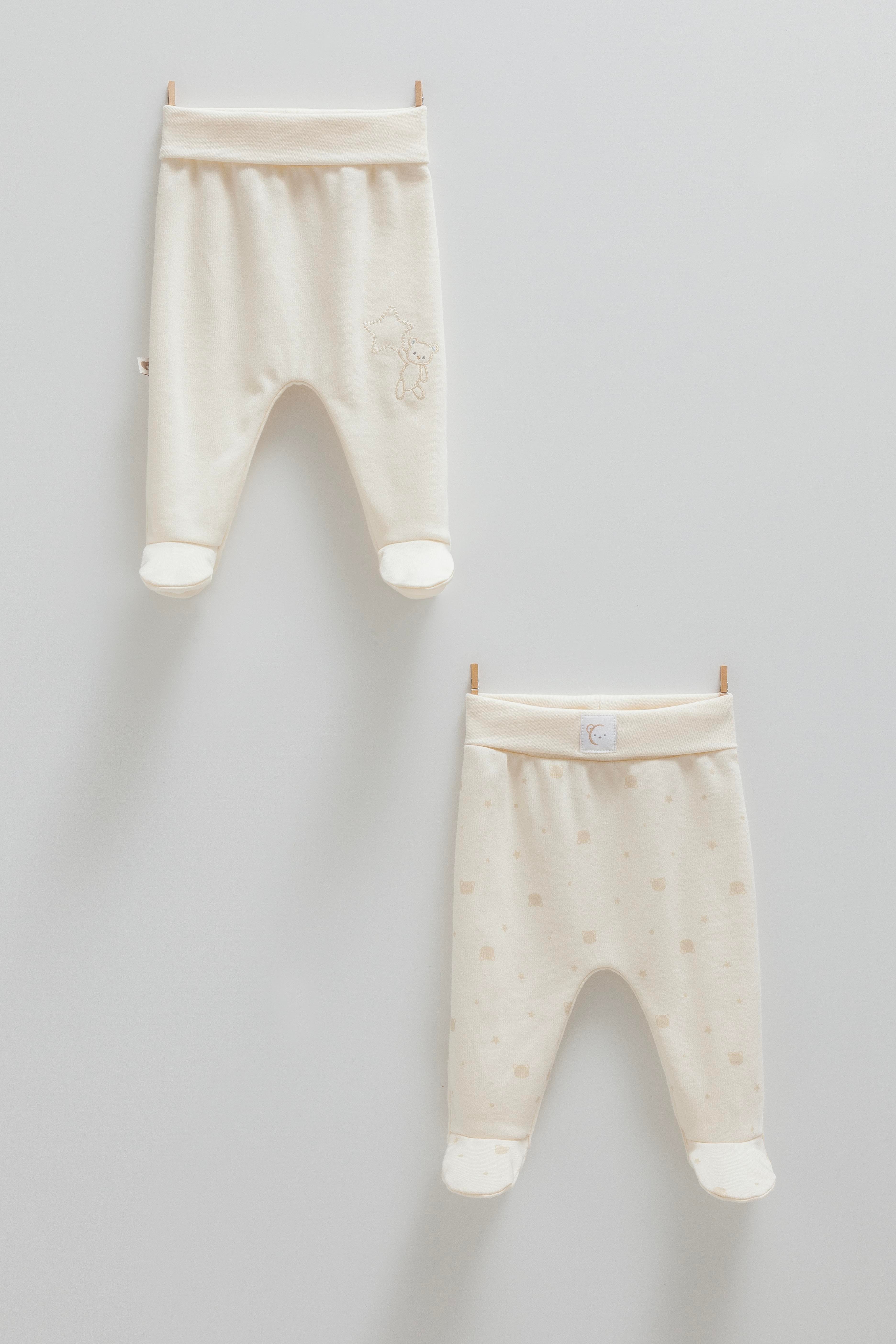 Çıtçıtlı Badi, Tek AltPalermo Premium 2li Alt Erkek Pantolon Bej