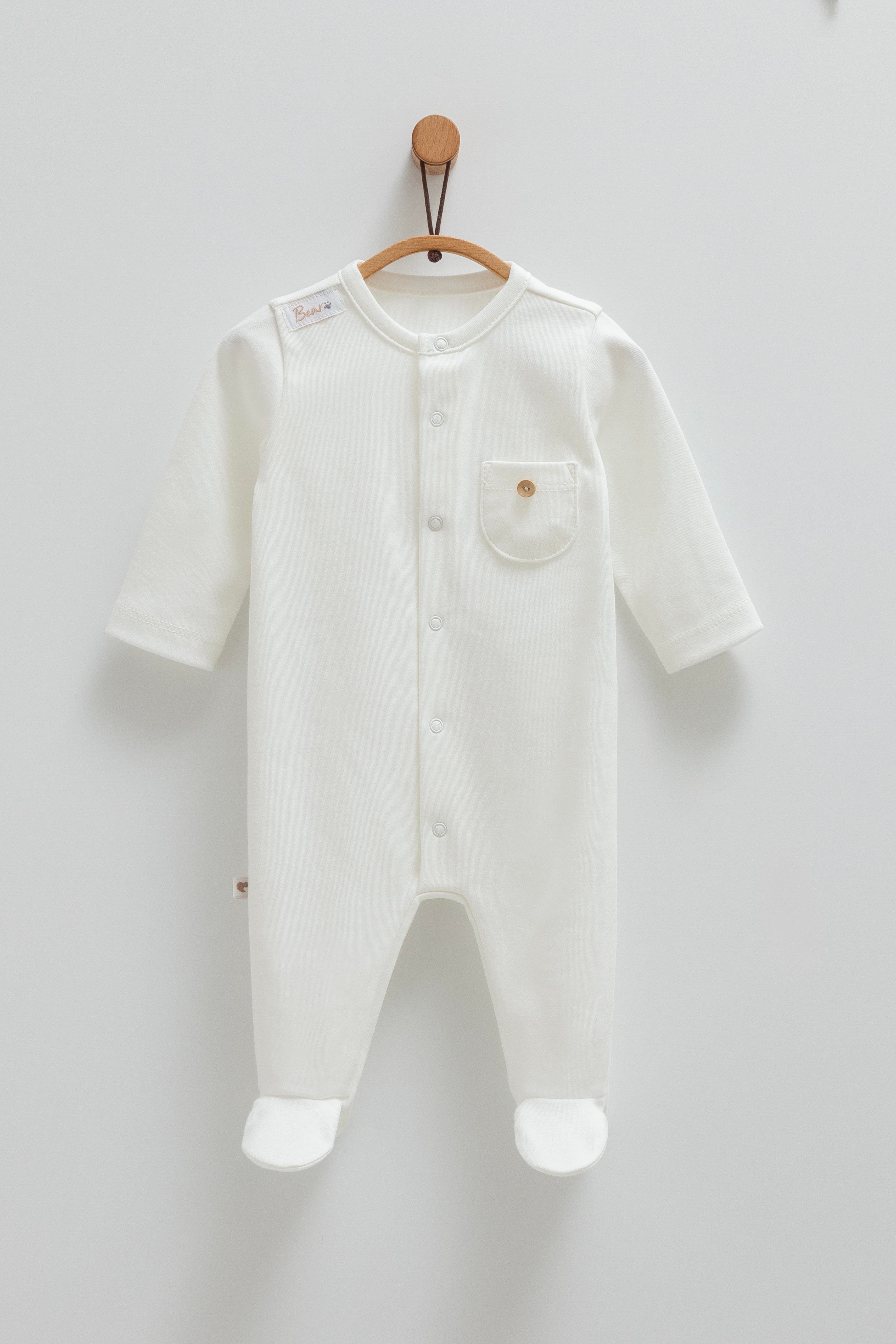 Bebek TulumPalermo Premium Cepli Unisex Tulum Ekru