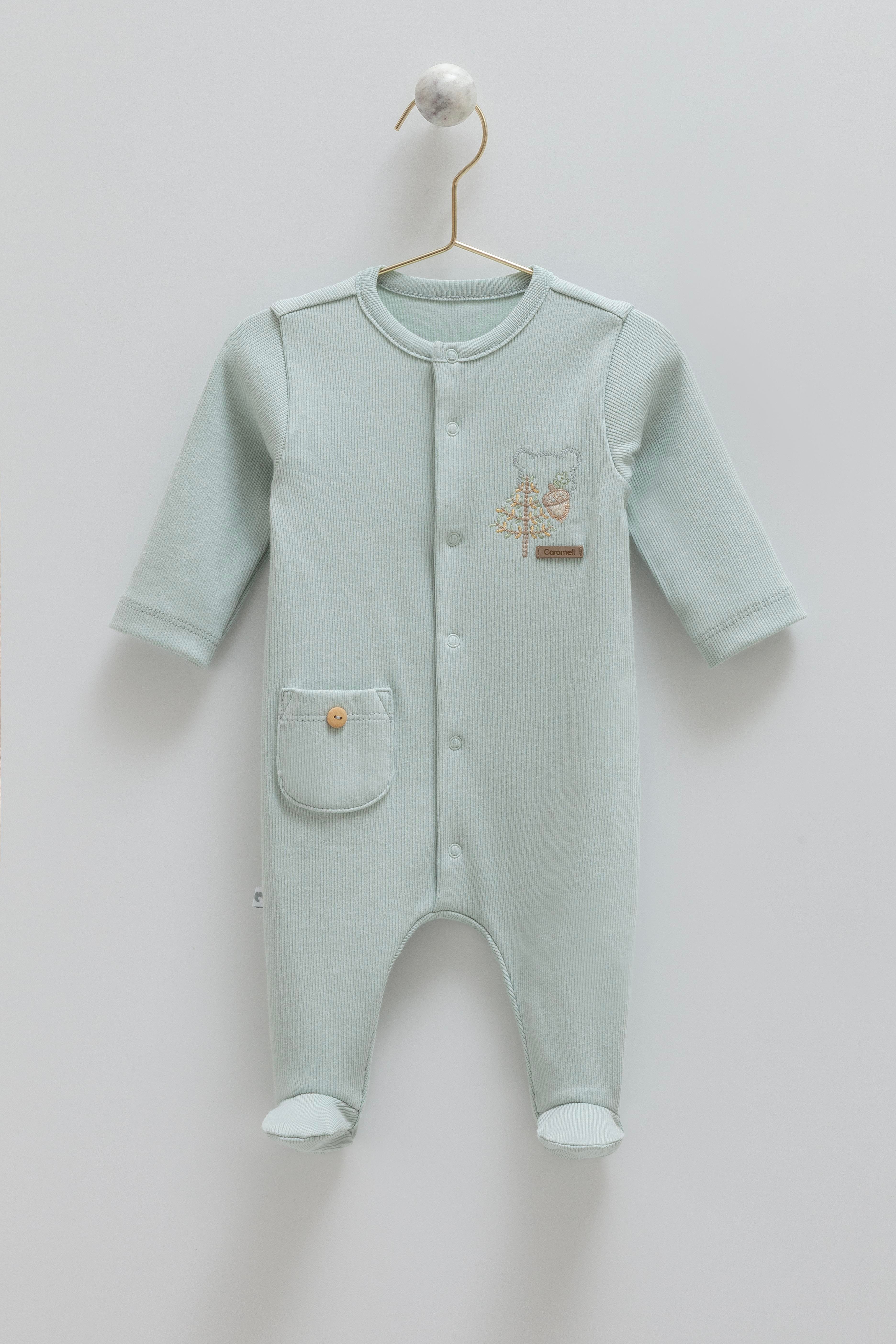 Bebek TulumPalermo Premium Likralı Unisex Tulum Yeşil