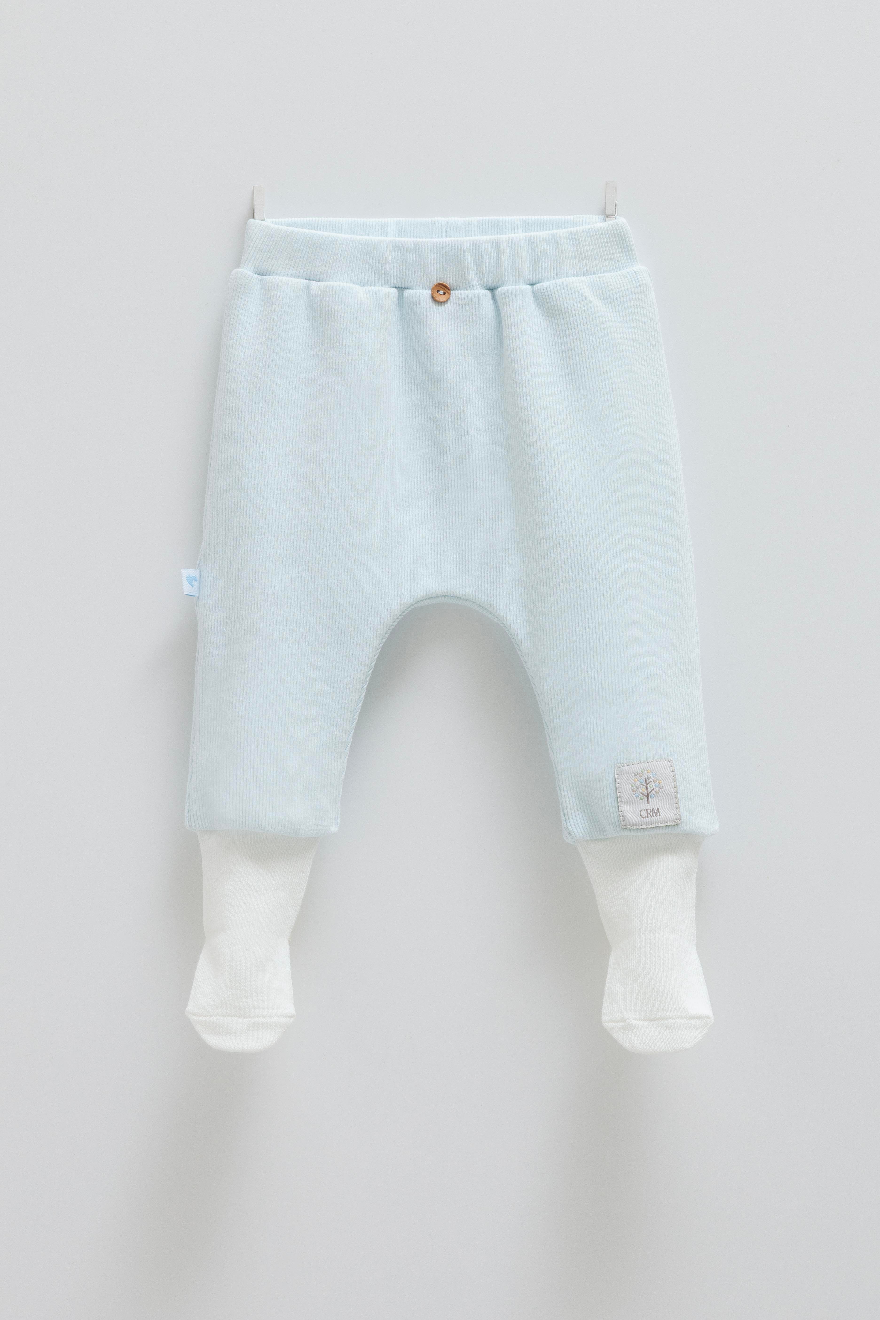 Çıtçıtlı Badi, Tek Alt PantolonPremium Likralı Tek Alt Çoraplı Erkek Pant Mavi