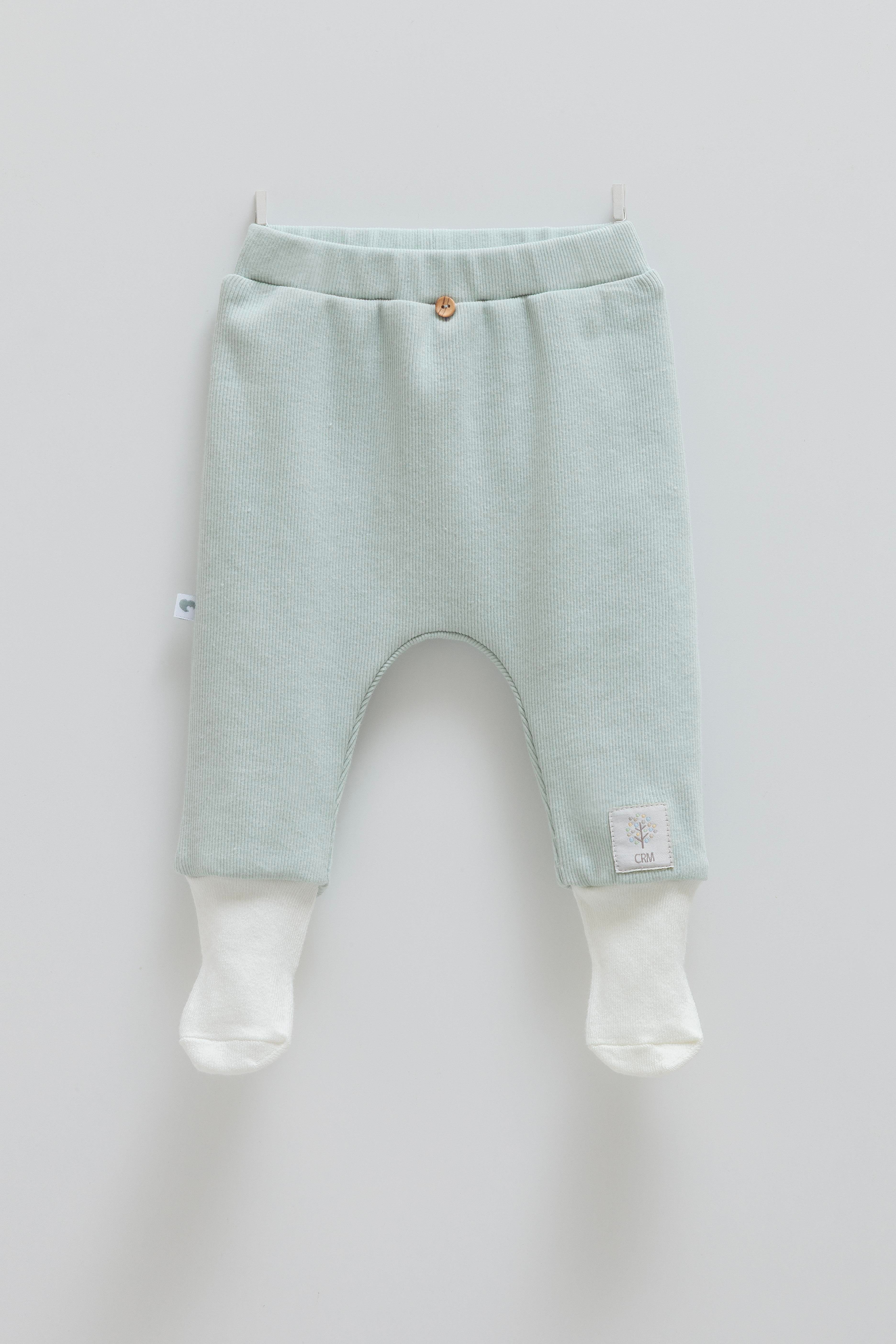 Çıtçıtlı Badi, Tek Alt PantolonPremium Likralı Tek Alt Çoraplı Unisex Pant Yeşil