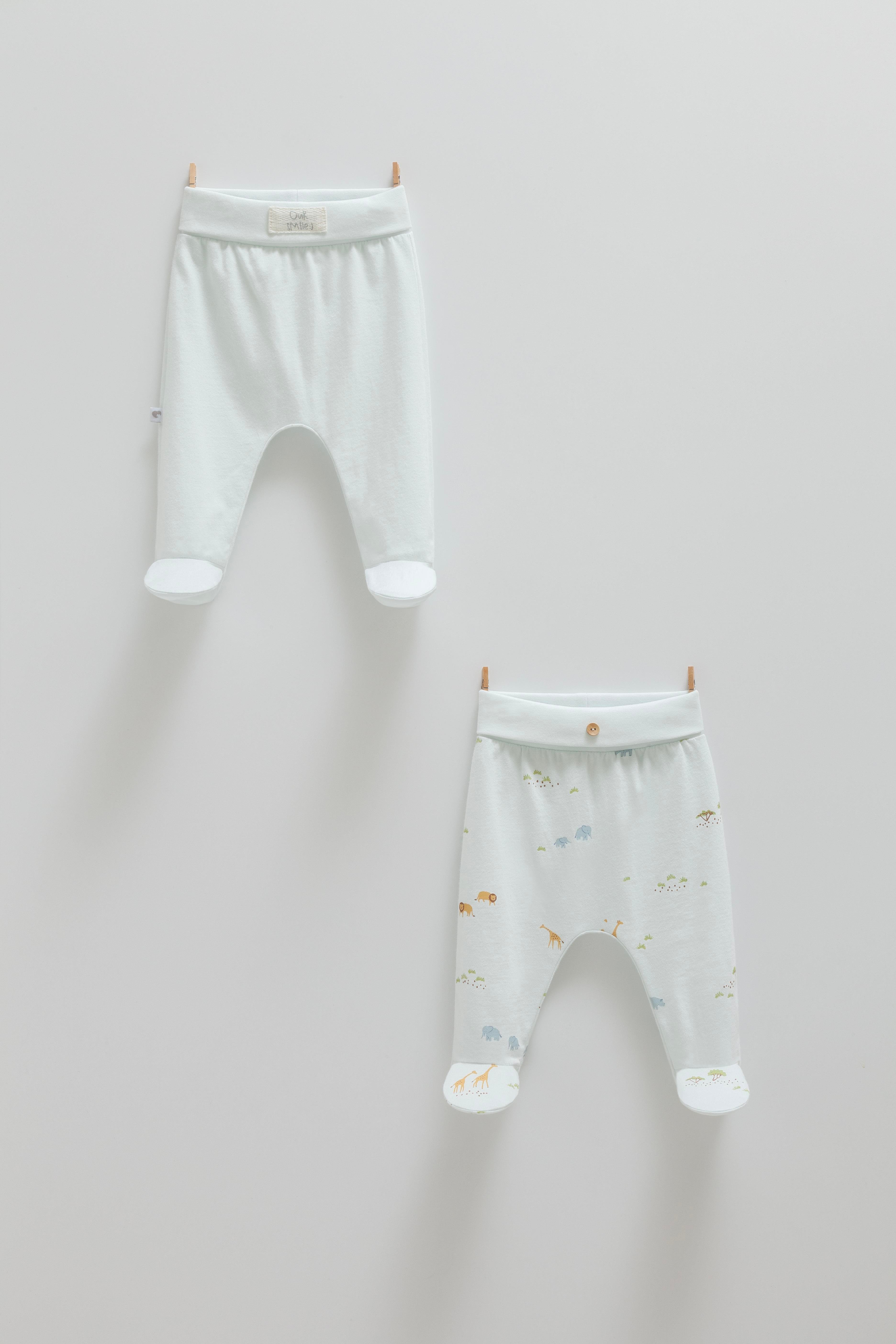 Çıtçıtlı Badi, Tek AltSicilia Premium 2li Tek Alt Pantolon Mavi