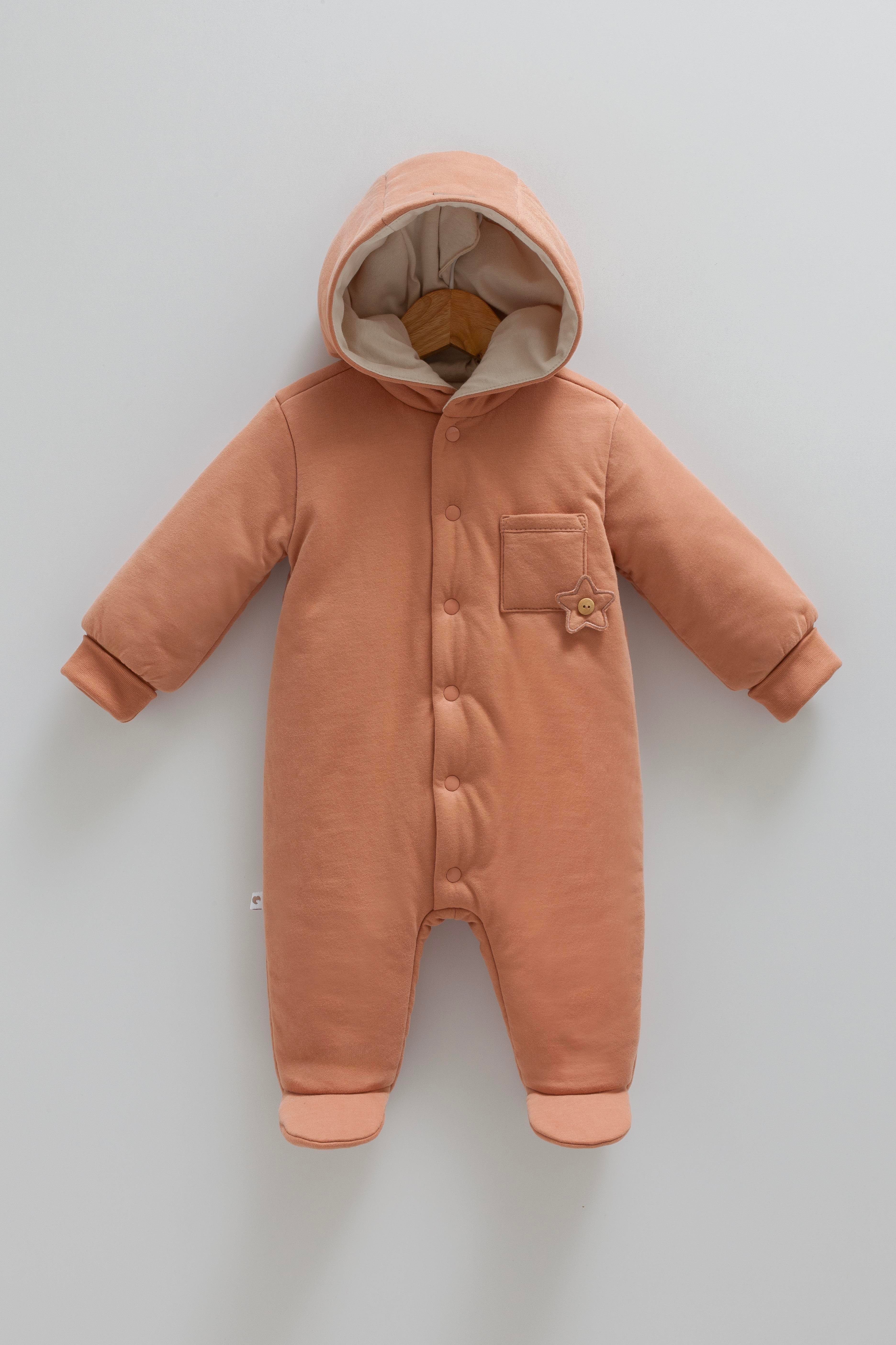 Bebek TulumVenedik Kalın Unisex Tulum Soft Kiremit
