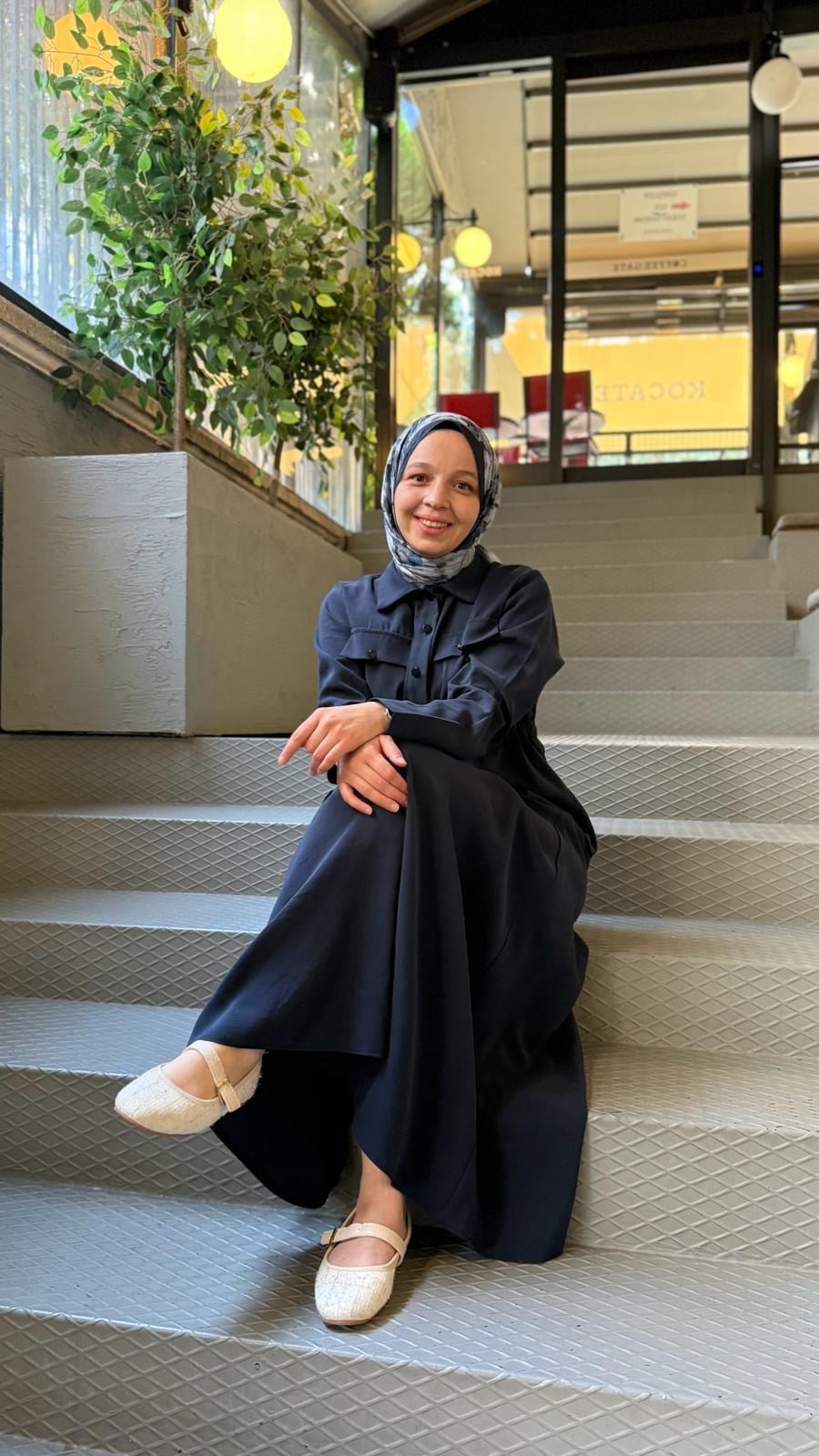 Firuze Etekli Takım Lacivert