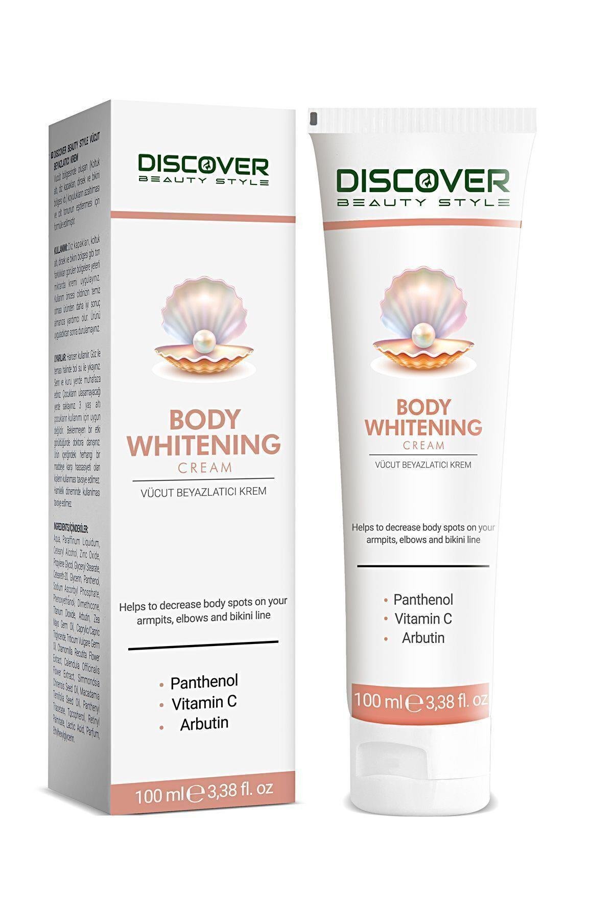 Beyazlatıcı Leke Karsıtı Aydınlatıcı Vücut Kremi Spf Koruma Nemlendiricili Arbutin C Vitamini 100ml