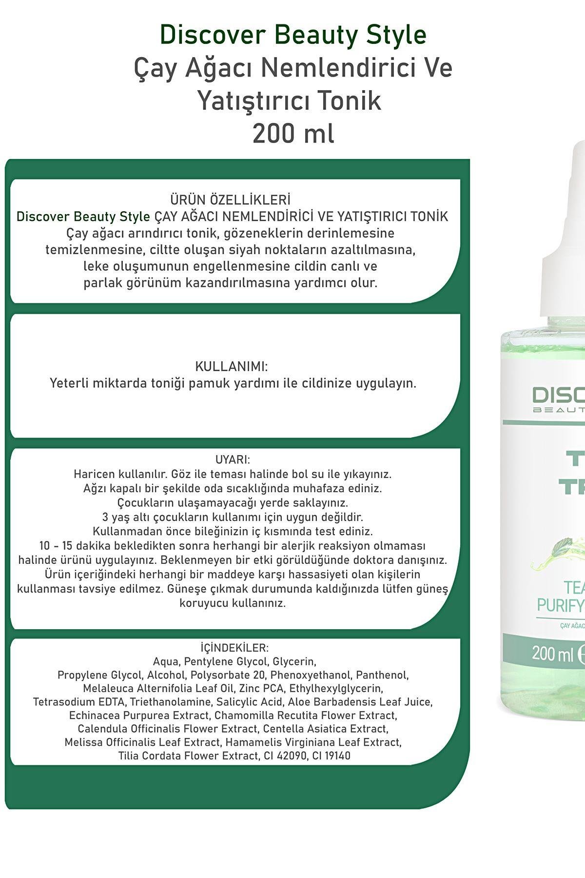 Çay Ağacı Aknekarşıtı Nemlendirici Ve Yatıştırıcı Arındırıcı Tonik 200 ml