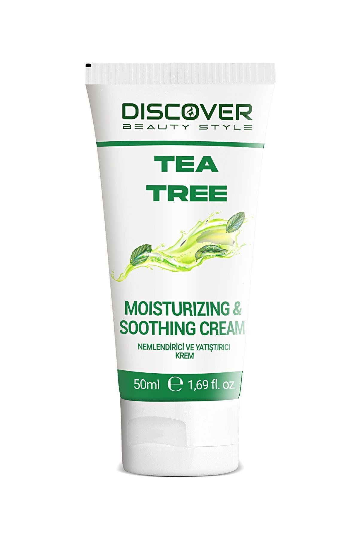 Çay Ağacı Nemlendirici Ve Yatıştırıcı Aknekarşıtı Gözenek Sıkılaştırıcı Krem 50 ml