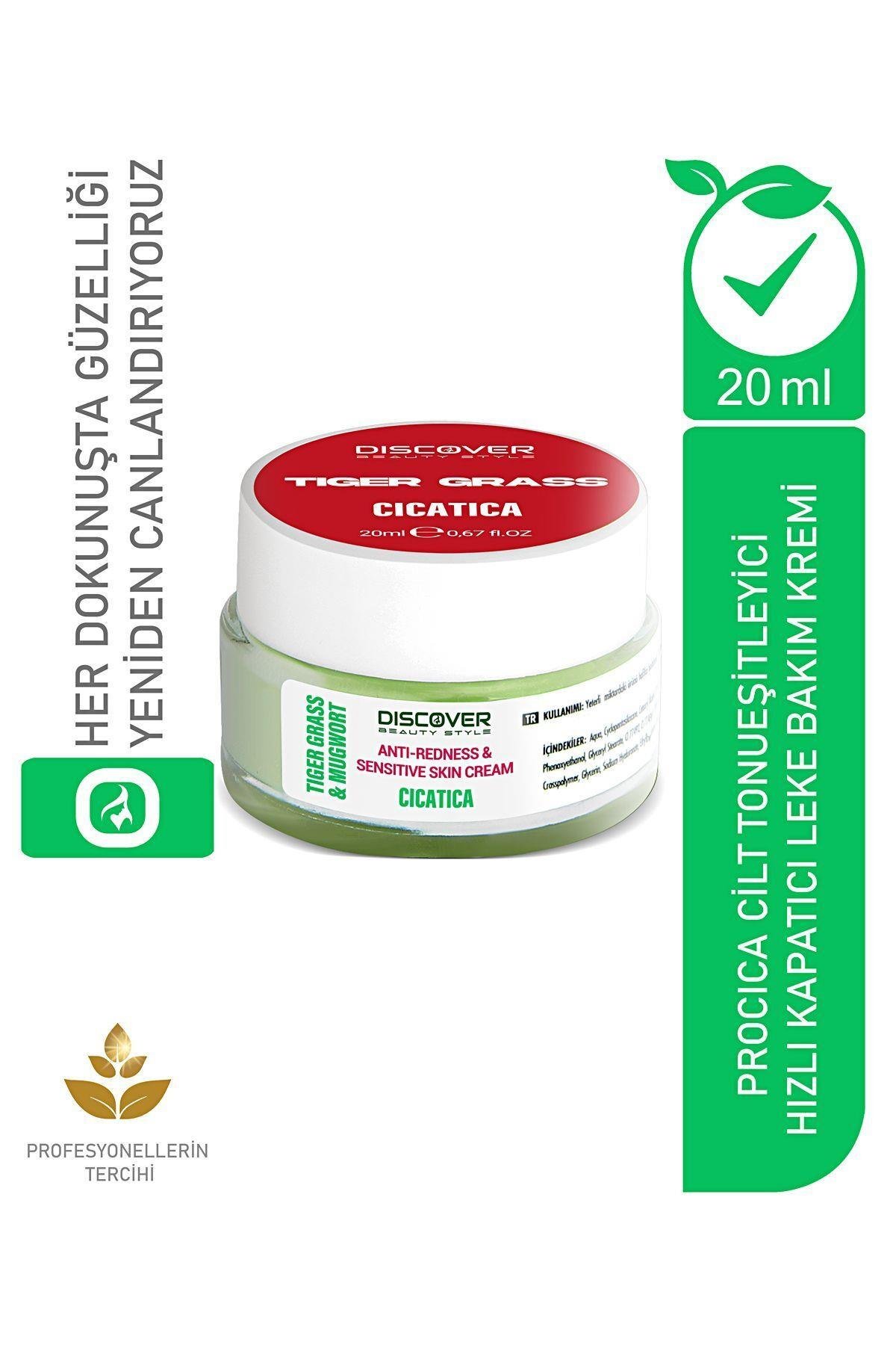 Cica Krem Tiger Grass & Kızaran Ve Hassas Ciltler Için 20 ml