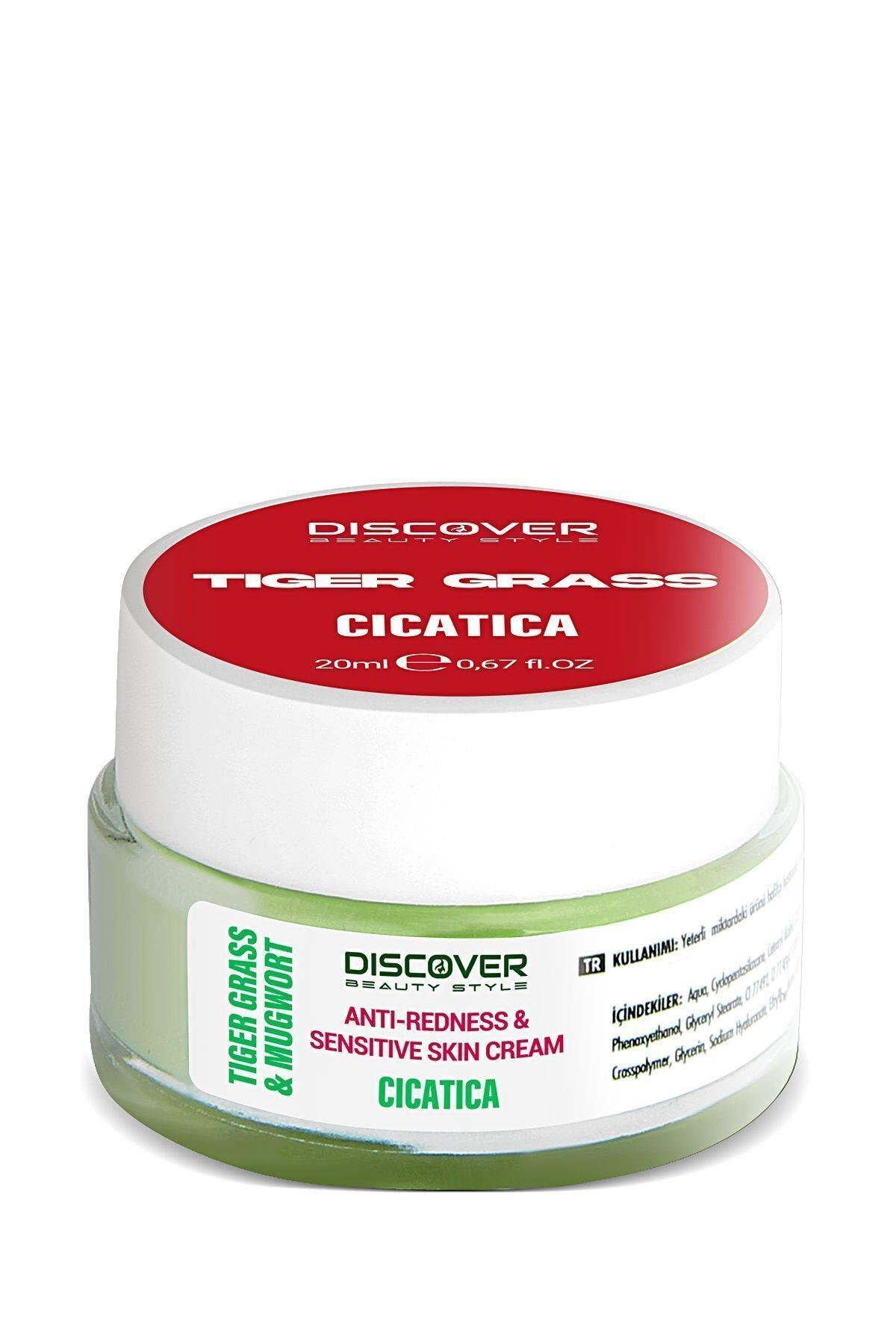 Cica Krem Tiger Grass & Kızaran Ve Hassas Ciltler Için 20 ml