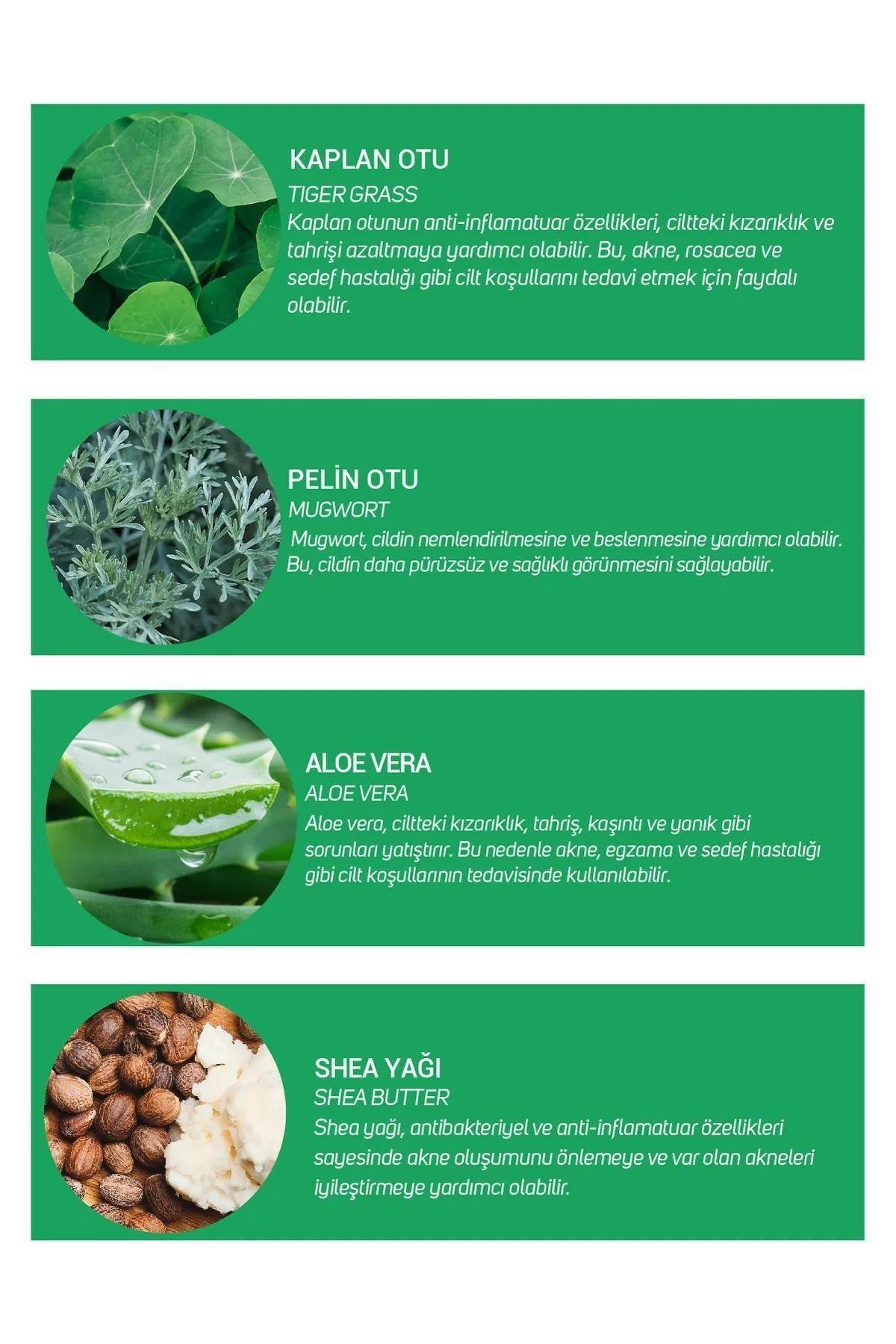 Cica Krem Tiger Grass & Kızaran Ve Hassas Ciltler Için 20 ml