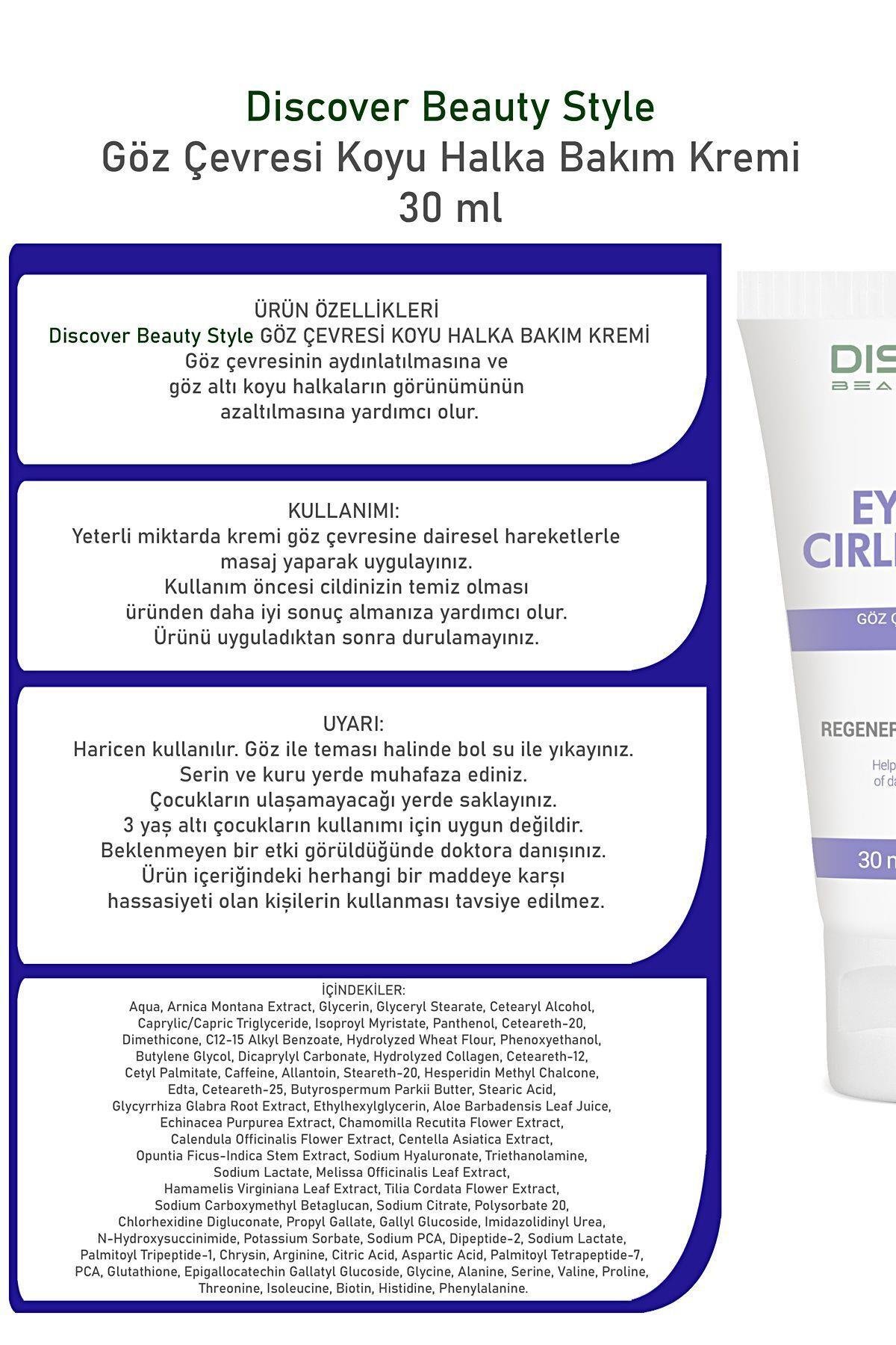 Göz Çevresi Aydınlatıcı Kırışıklık Ve Torbalanma & Koyu Halka Karşıtı Göz Kremi 30 ml