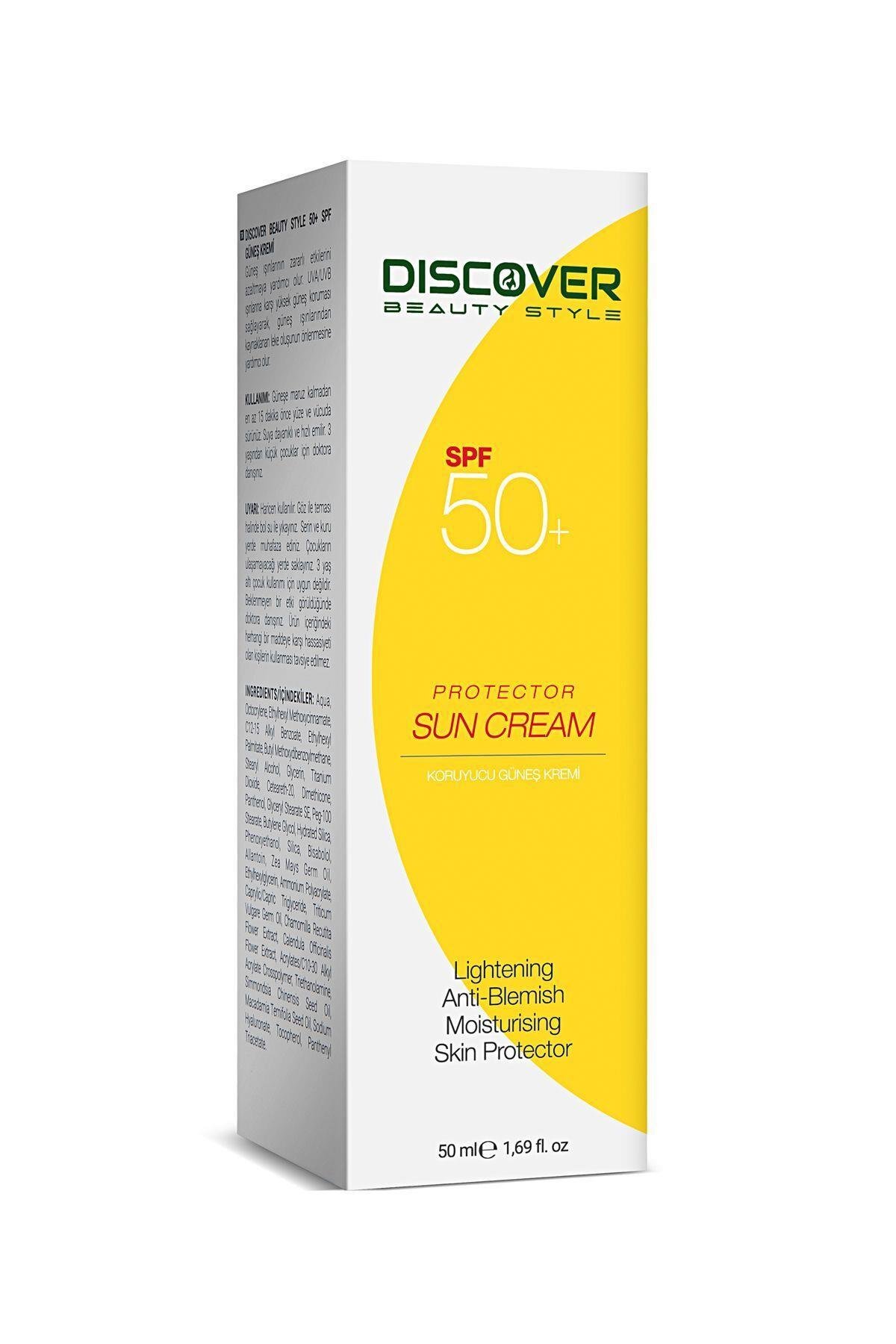 Güneş Kremi Leke Karşıtı E Vitamini Ve Papatya Ozlu Spf 50 Uva Ve Uvb Geniş Spektrumlu Koruma