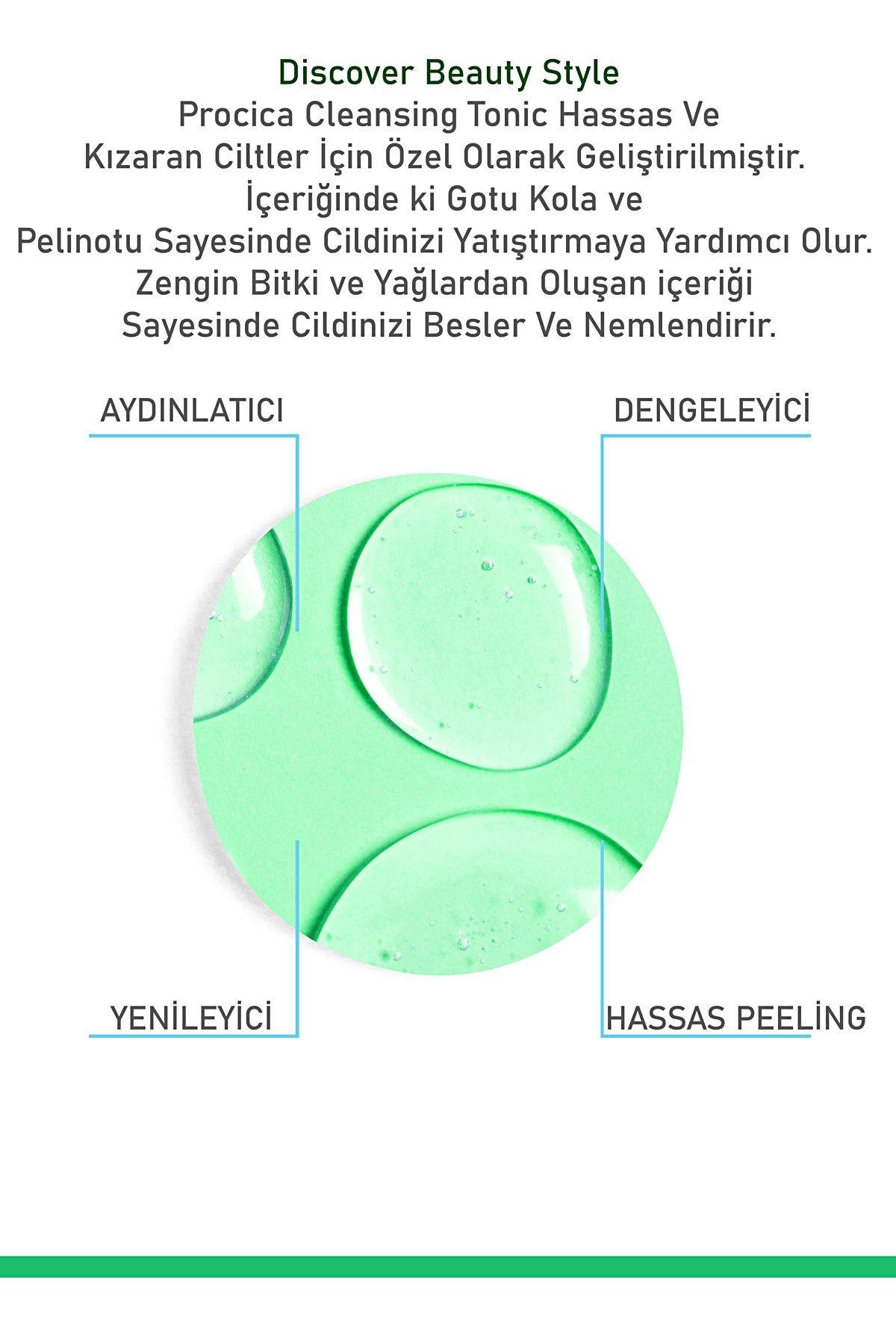 Hassas Ciltler Için Arındıcı Ve Aydınlatıcı Pha Nemlendirici Cica Tonik