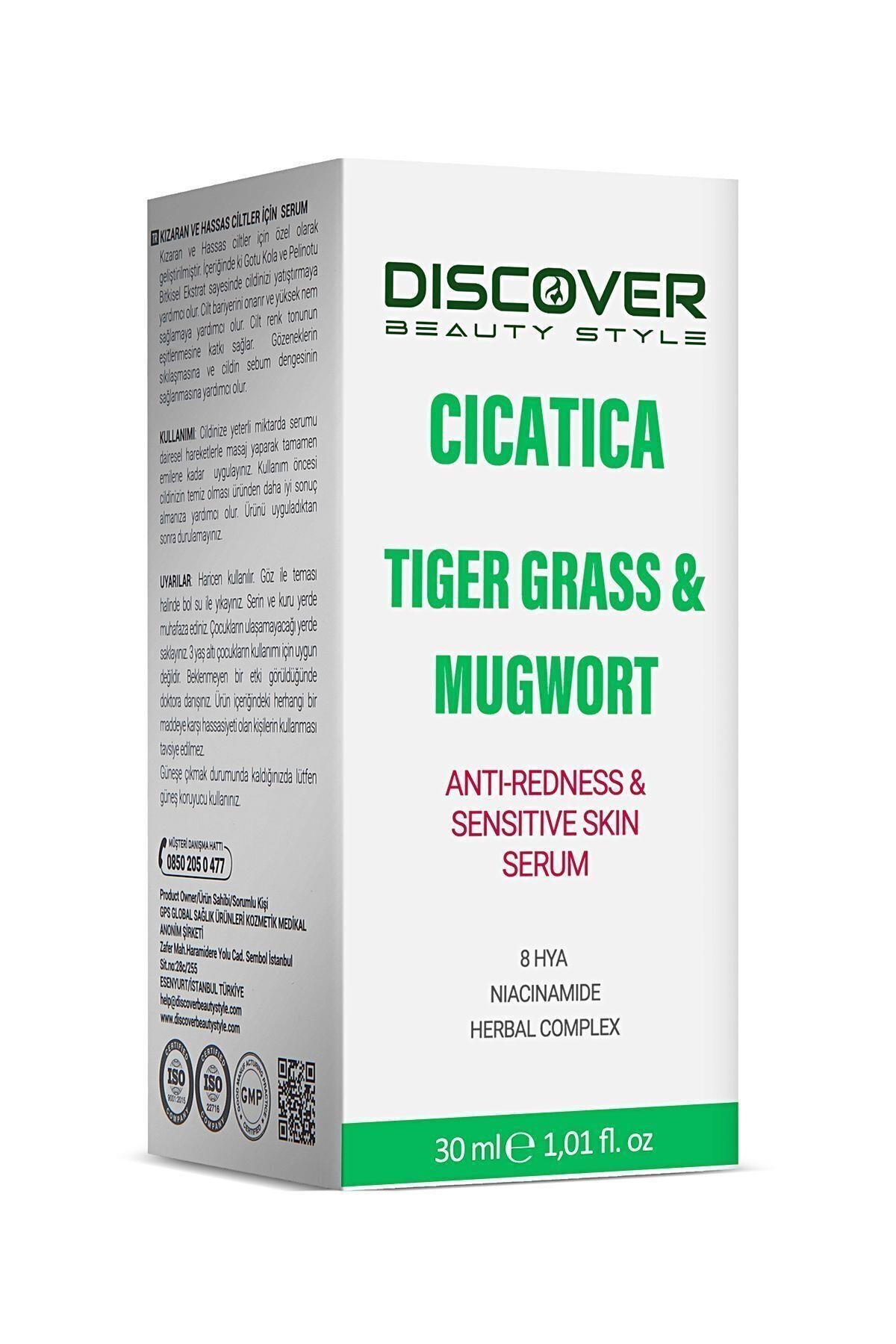 Hassas Ciltler Için Kızarıklık Karşıtı Bariyer Onarıcı Niacinamide Hyaluronik Asit Cica Serum 30 ml