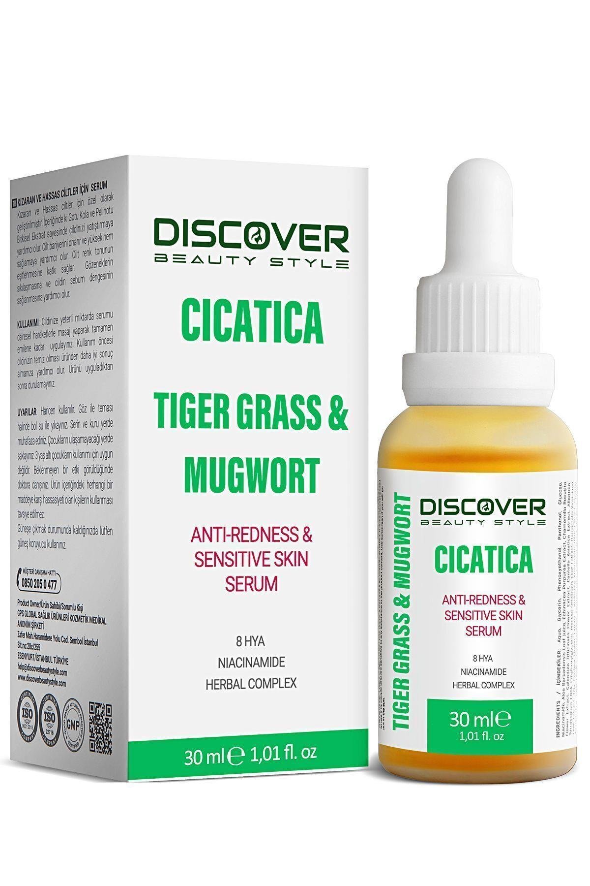 Hassas Ciltler Için Kızarıklık Karşıtı Bariyer Onarıcı Niacinamide Hyaluronik Asit Cica Serum 30 ml