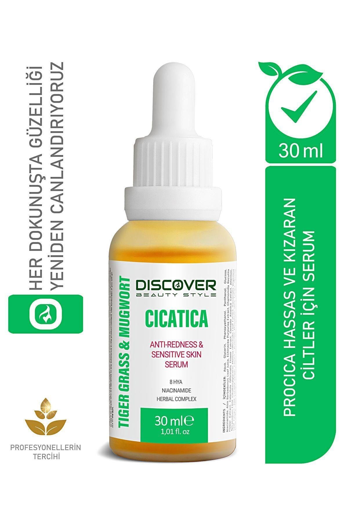 Hassas Ciltler Için Kızarıklık Karşıtı Bariyer Onarıcı Niacinamide Hyaluronik Asit Cica Serum 30 ml