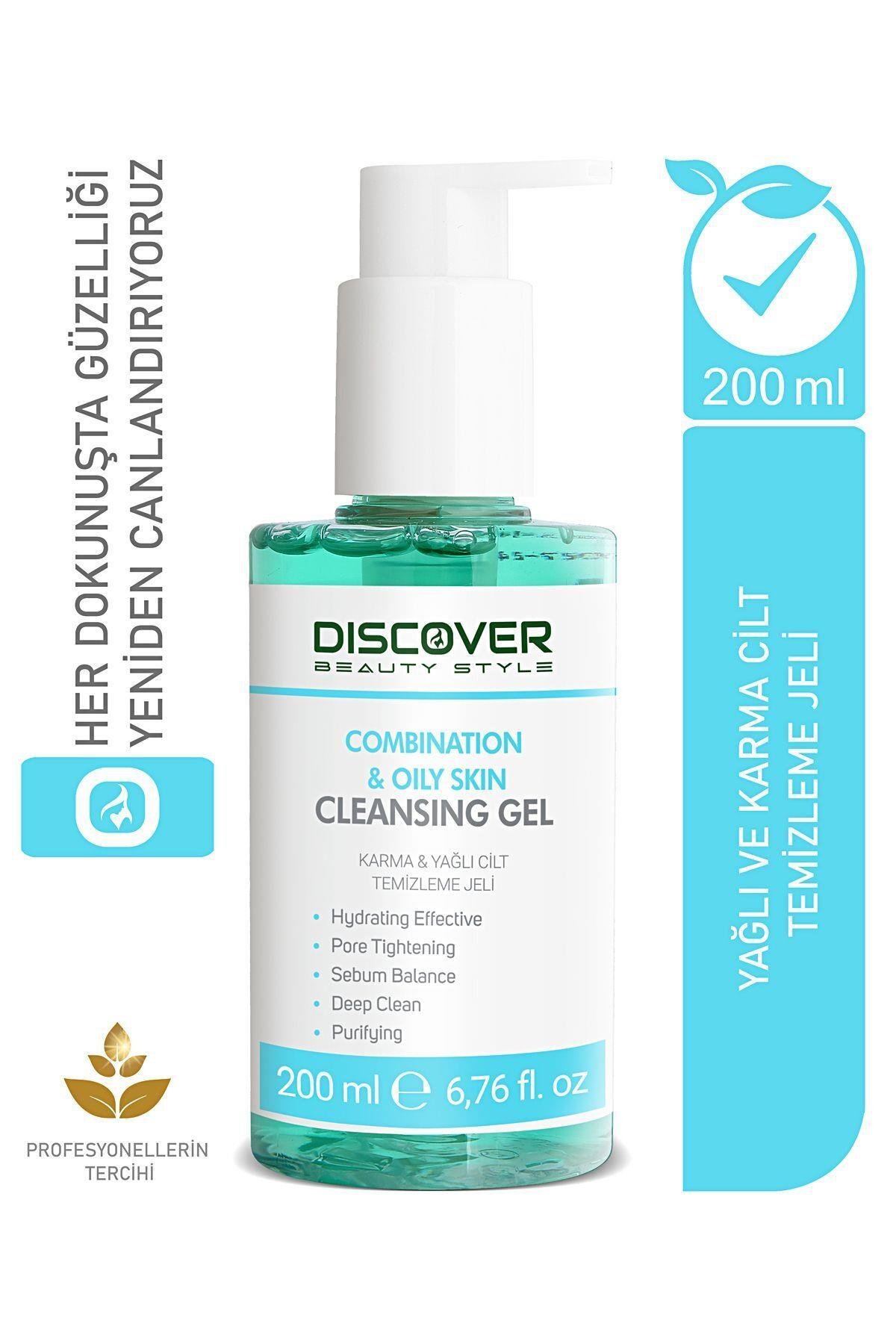 Karma Ve Yağlı Ciltler Için Gözenek Sıkılaştırıcı Salisilik Asit Yüz Temizleme Jeli 200 ml