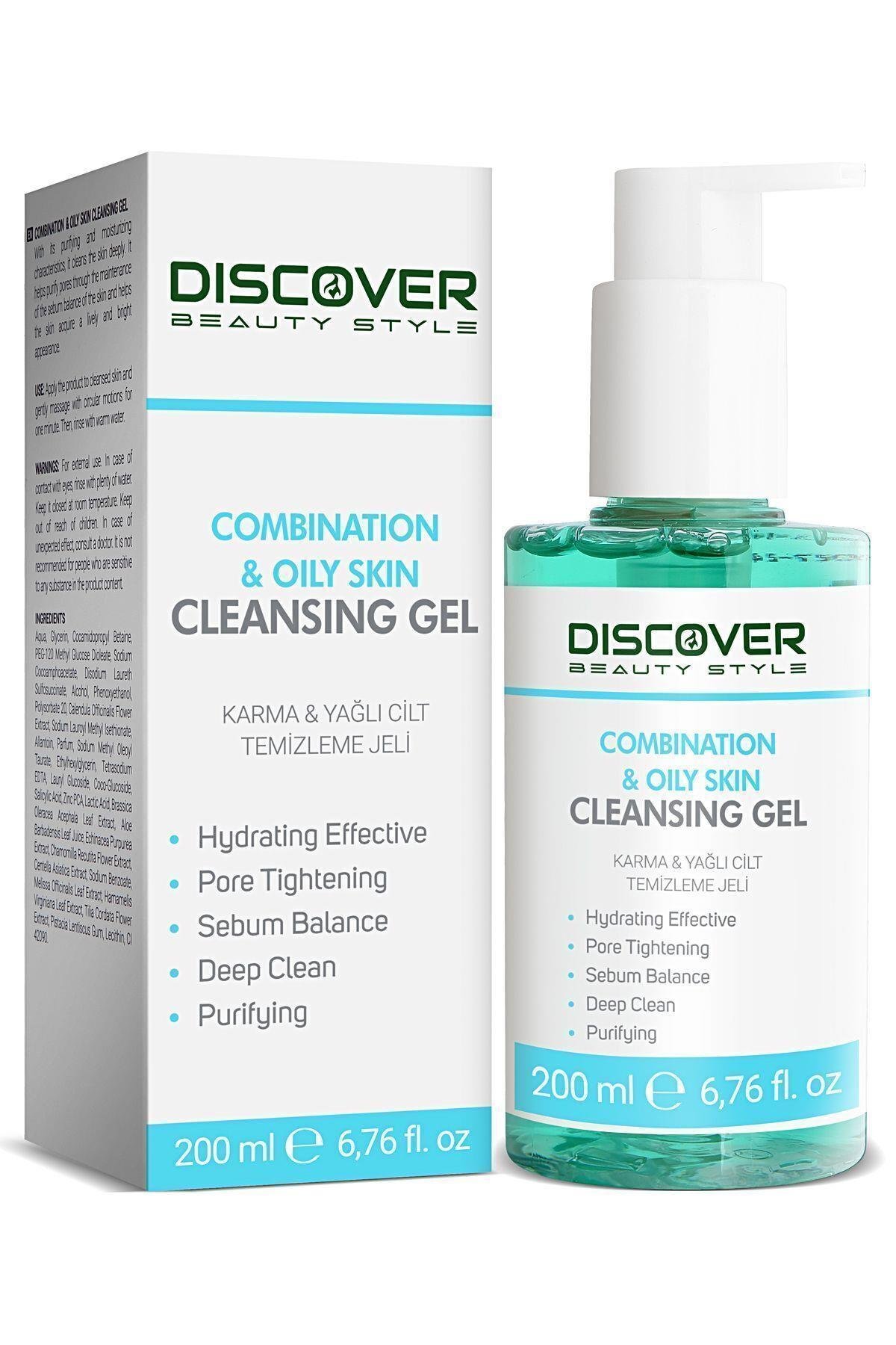 Karma Ve Yağlı Ciltler Için Gözenek Sıkılaştırıcı Salisilik Asit Yüz Temizleme Jeli 200 ml