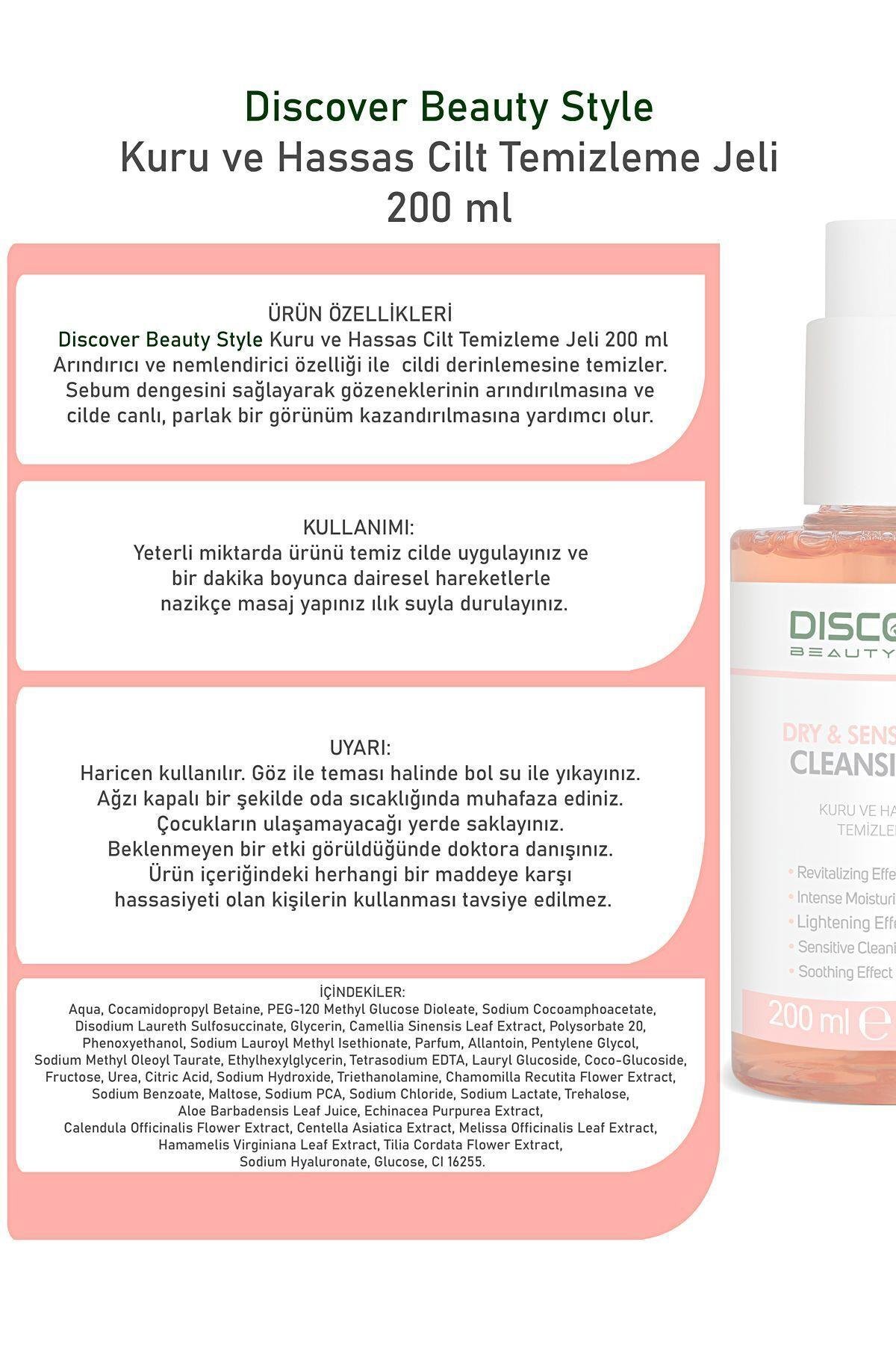 Kuru Ve Hassas Ciltler Için Canlandırıcı Ve Nemlendiricili Arındırıcı Yüz Temizleme Jeli 200 ml