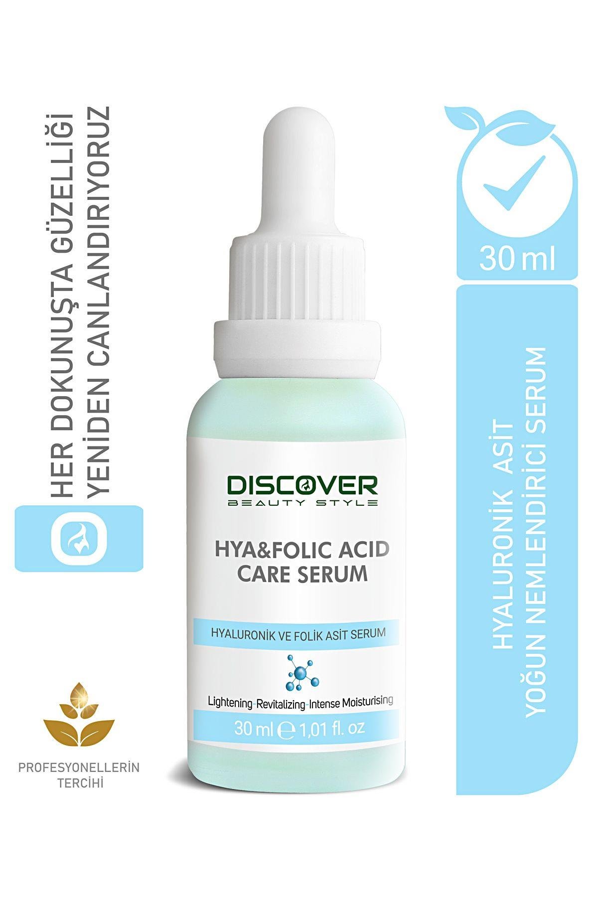 Yoğun Nemlendirme ve Dolgunlaştırıcı Etkili Yenileyici Hyaluronik ve Folik Asit Serum 30 ml