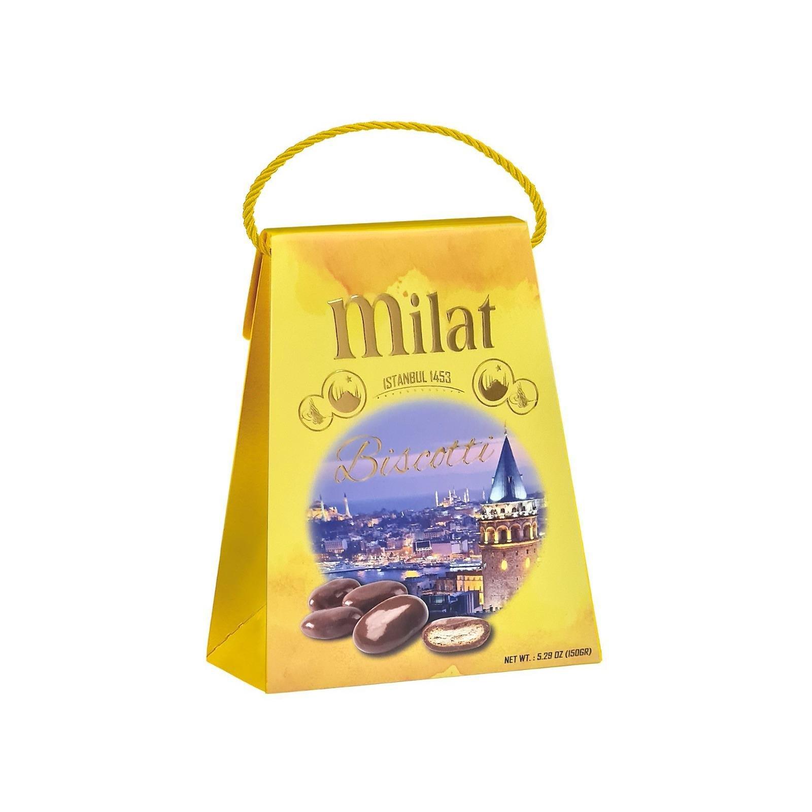 Milat Biscotti Bisküvi Draje 150gr ÇantalıBisküviMilat