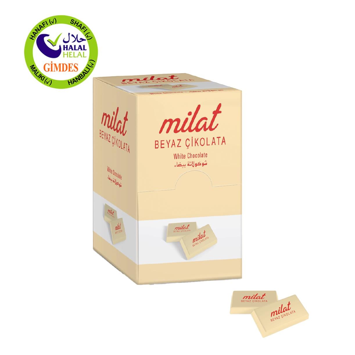 Milat Napoliten Beyaz Çikolata 90gr Napoliten ÇikolataMilat