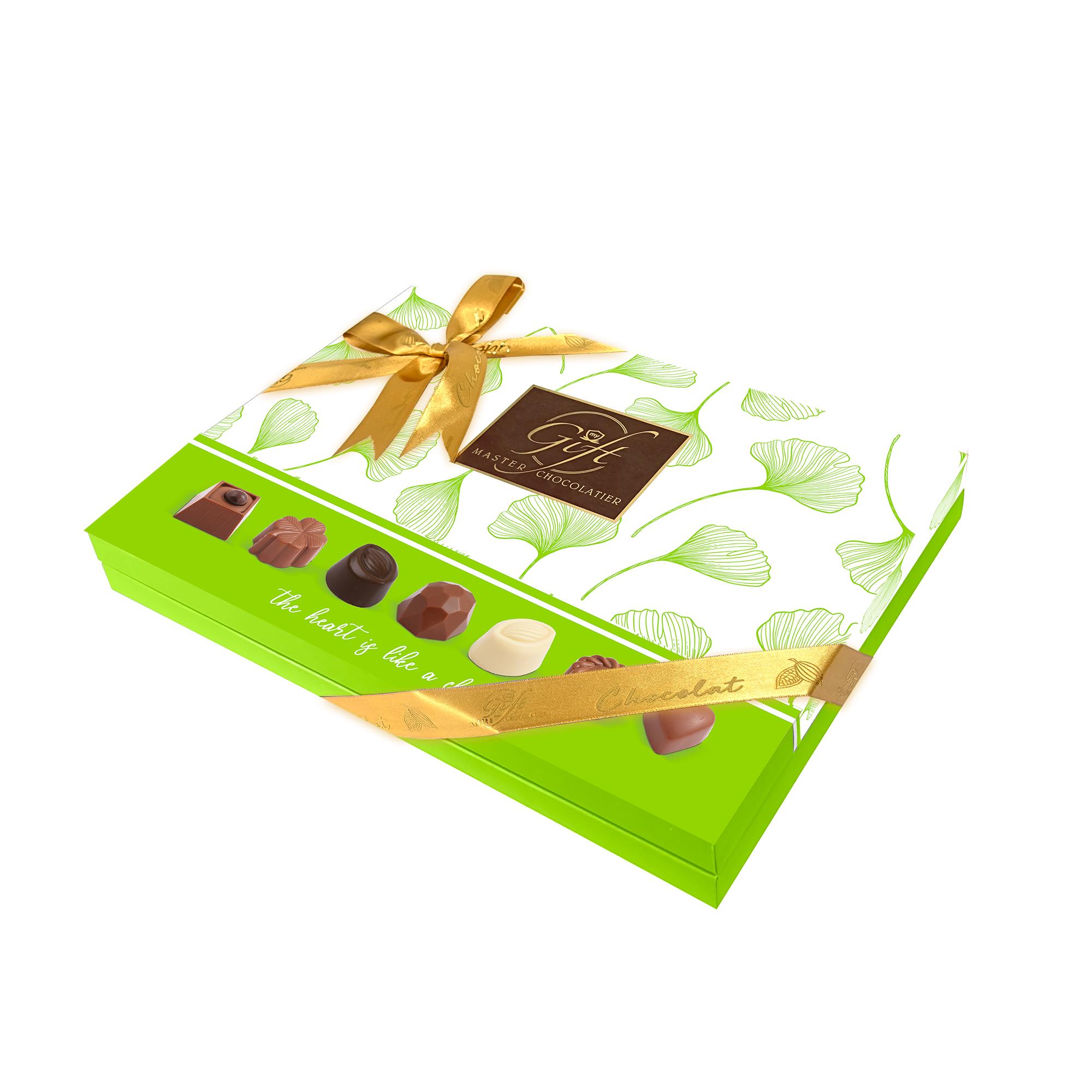 My Gift Gurme Bahar Spesiyal Çikolata Beyaz Desenli 240gr Spesiyal ÇikolataMy Gift