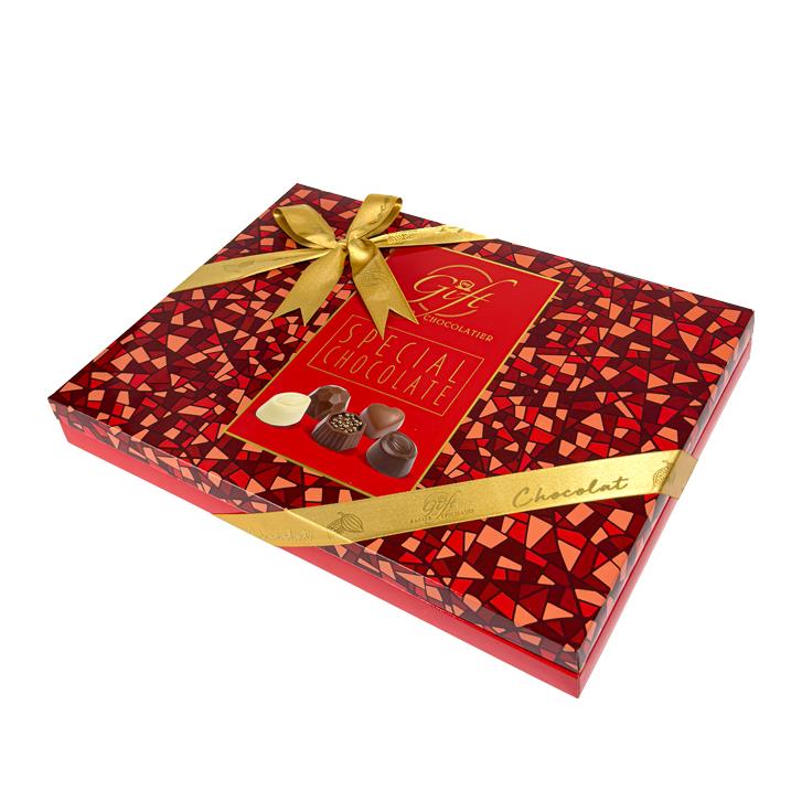 My Gift Gurme Bahar Spesiyal Çikolata Beyaz Desenli 240gr Spesiyal ÇikolataMy Gift