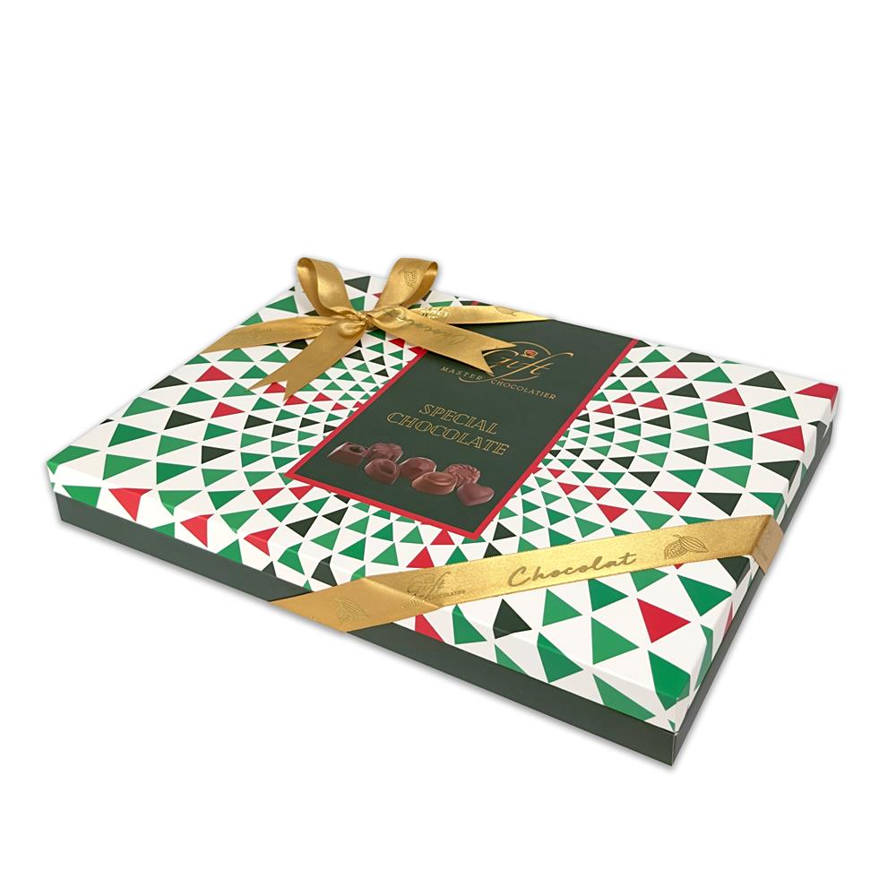 My Gift Gurme Bahar Spesiyal Çikolata Beyaz Desenli 240gr Spesiyal ÇikolataMy Gift