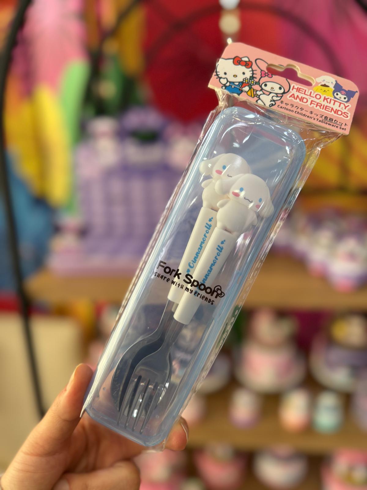 Cinnamoroll Paslanmaz Çelik Çatal/Kaşık Seti