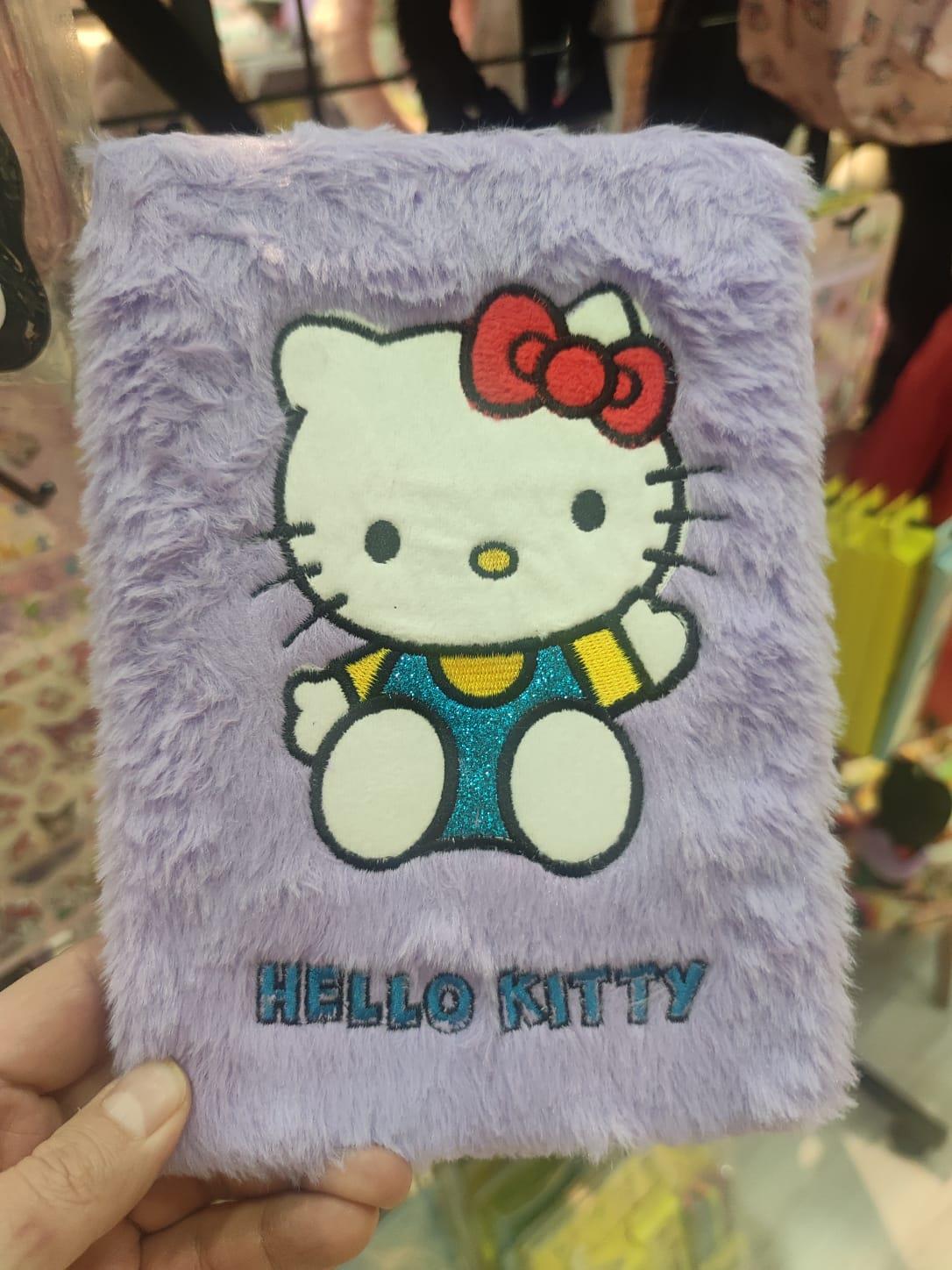 Hellokitty Lila Günlük Çizgili Defter