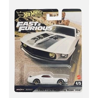 Hot Wheels Preimum Seri Lisanslı Araba(1969 FORD MUSTANG BOSS 302)