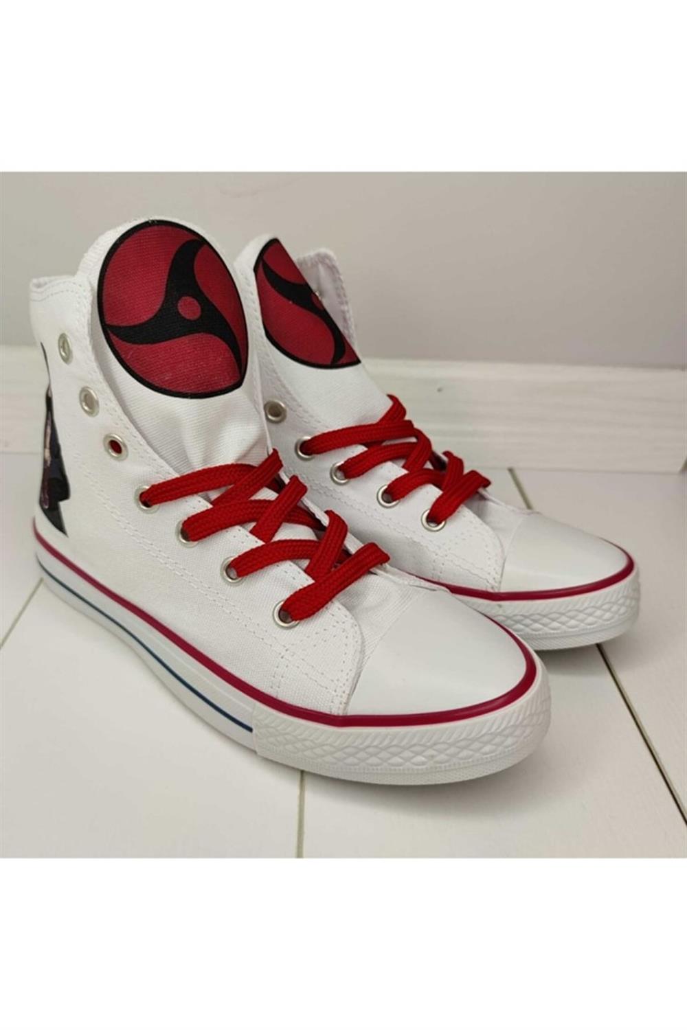 Itachi Uchiha Karakter Baskılı Unisex Keten Spor Ayakkabı Sneaker