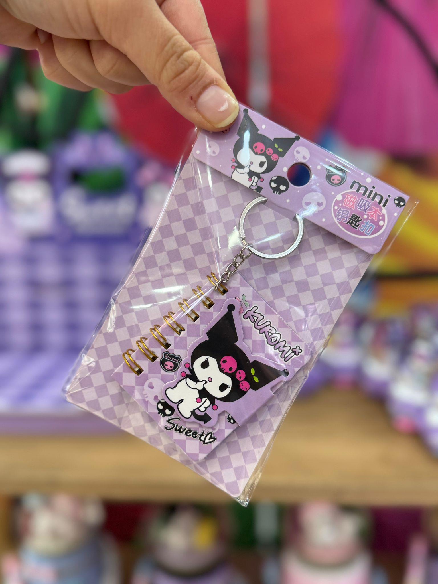 Kuromi Anahtarlıklı Mini Defter