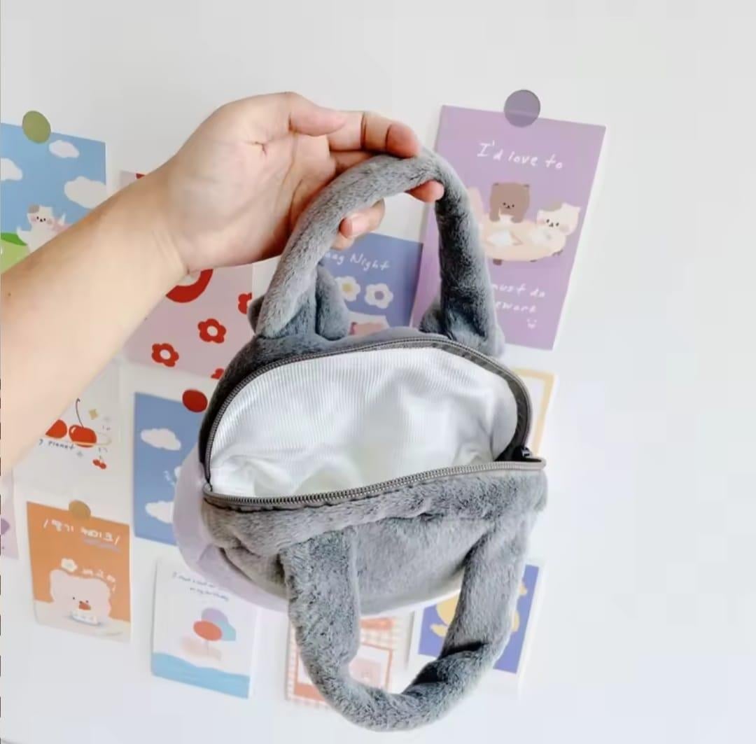 Kuromi Lila Peluş Çanta 