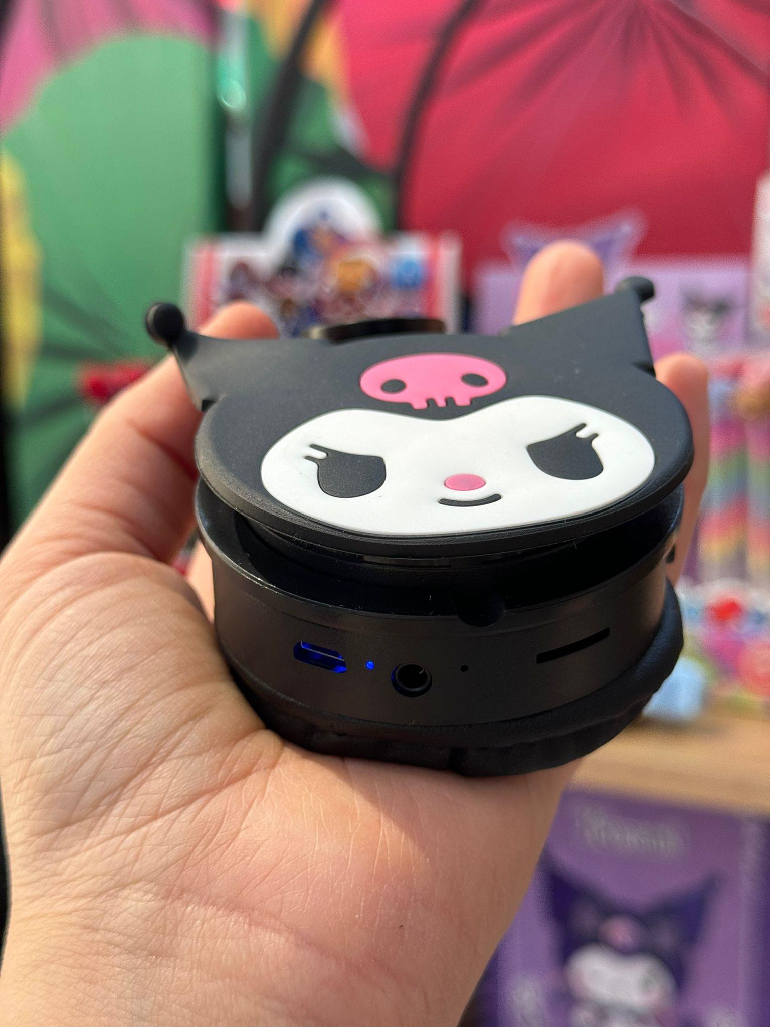 Kuromi Siyah Kablosuz Bluetooth Katlanabilir Kulaküstü Kulaklık