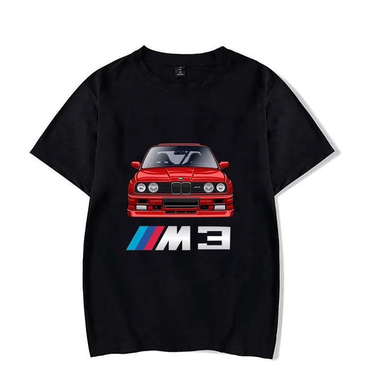 M3 Baskılı Siyah Tshirt Tişört 