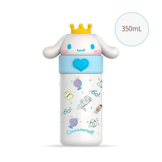 Sanrio Lisanslı Cinnamoroll Sıcak/Soğuk Muhafazlı Paslanmaz Çelik Termos 