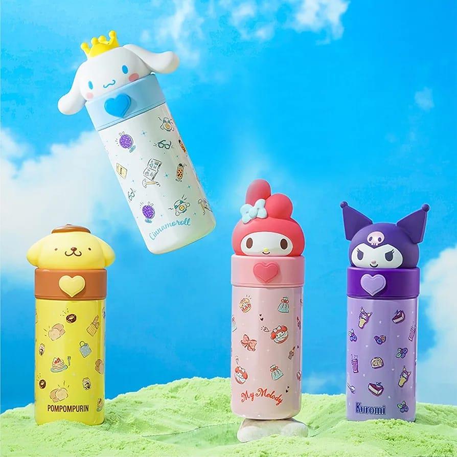 Sanrio Lisanslı Cinnamoroll Sıcak/Soğuk Muhafazlı Paslanmaz Çelik Termos 
