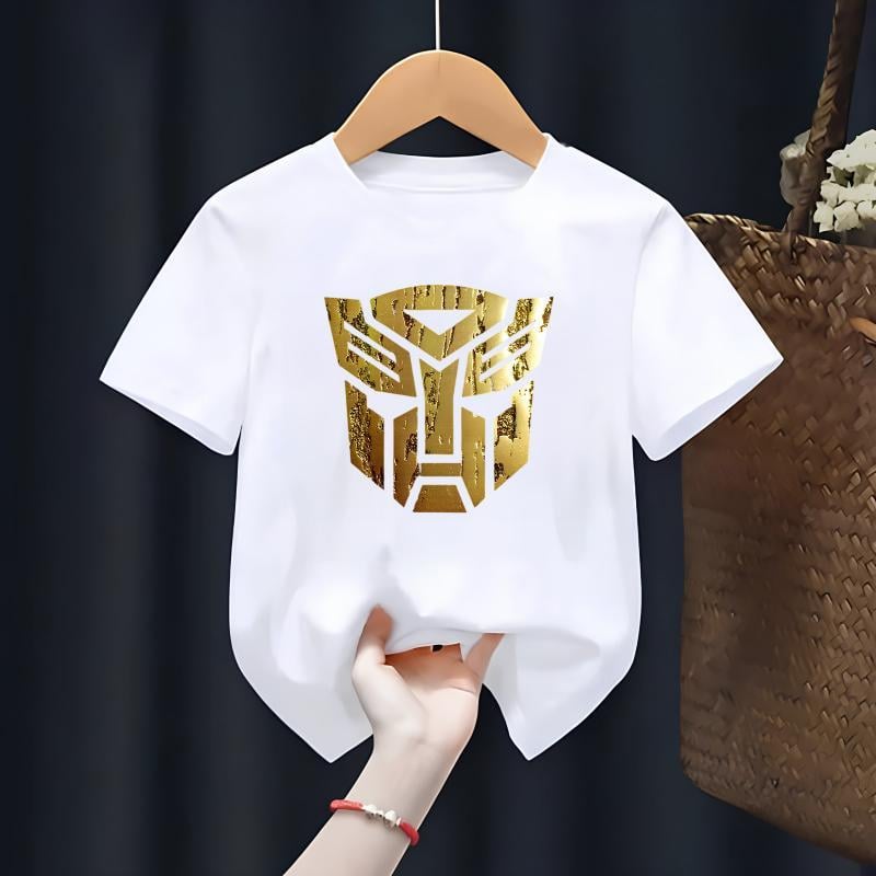 Transformers Bumblebee Baskılı (Sarı Maske) Beyaz Tshirt Tişört  