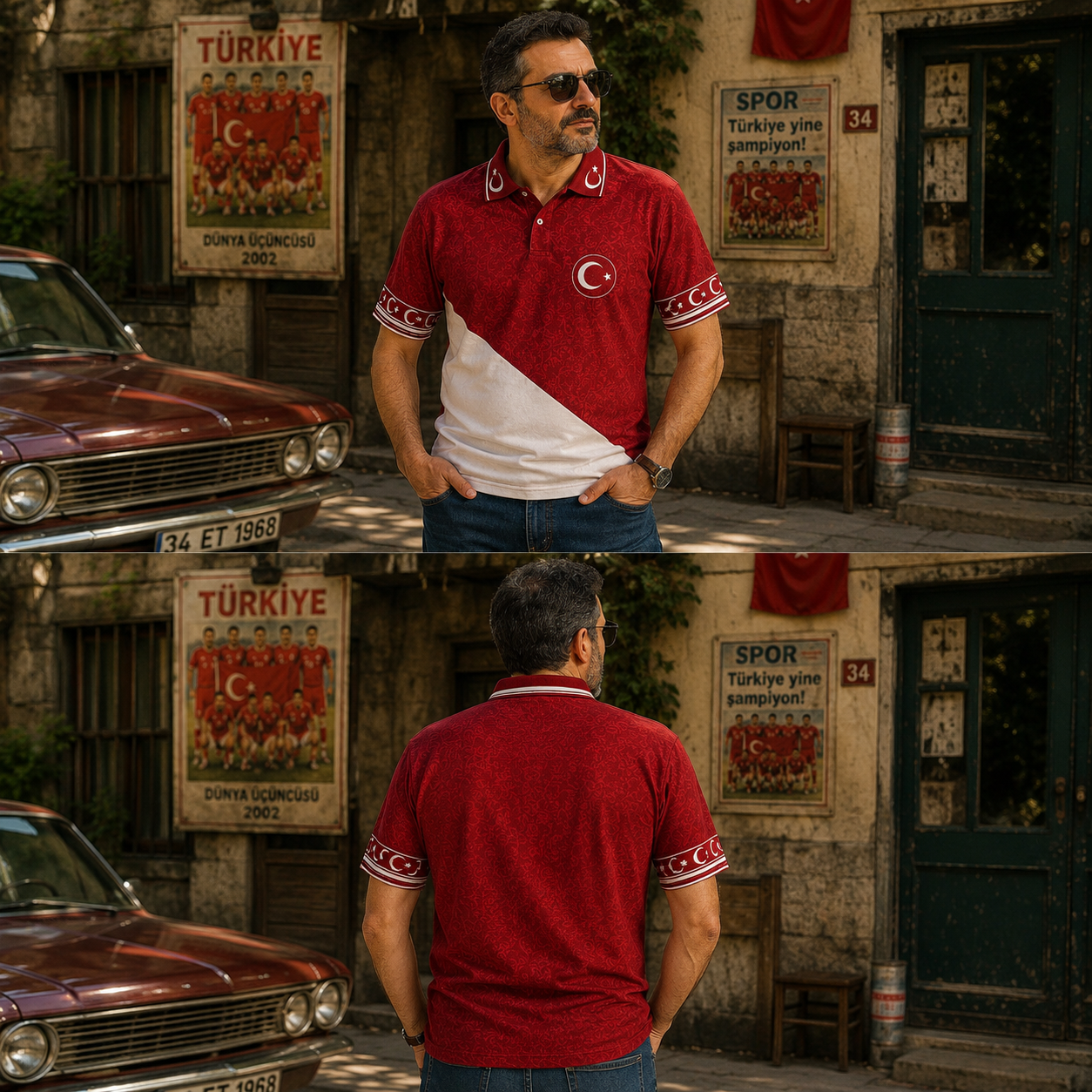 Türkiye Özel Tasarım Polo Yaka Özel Tasarım Tişört Tshirt