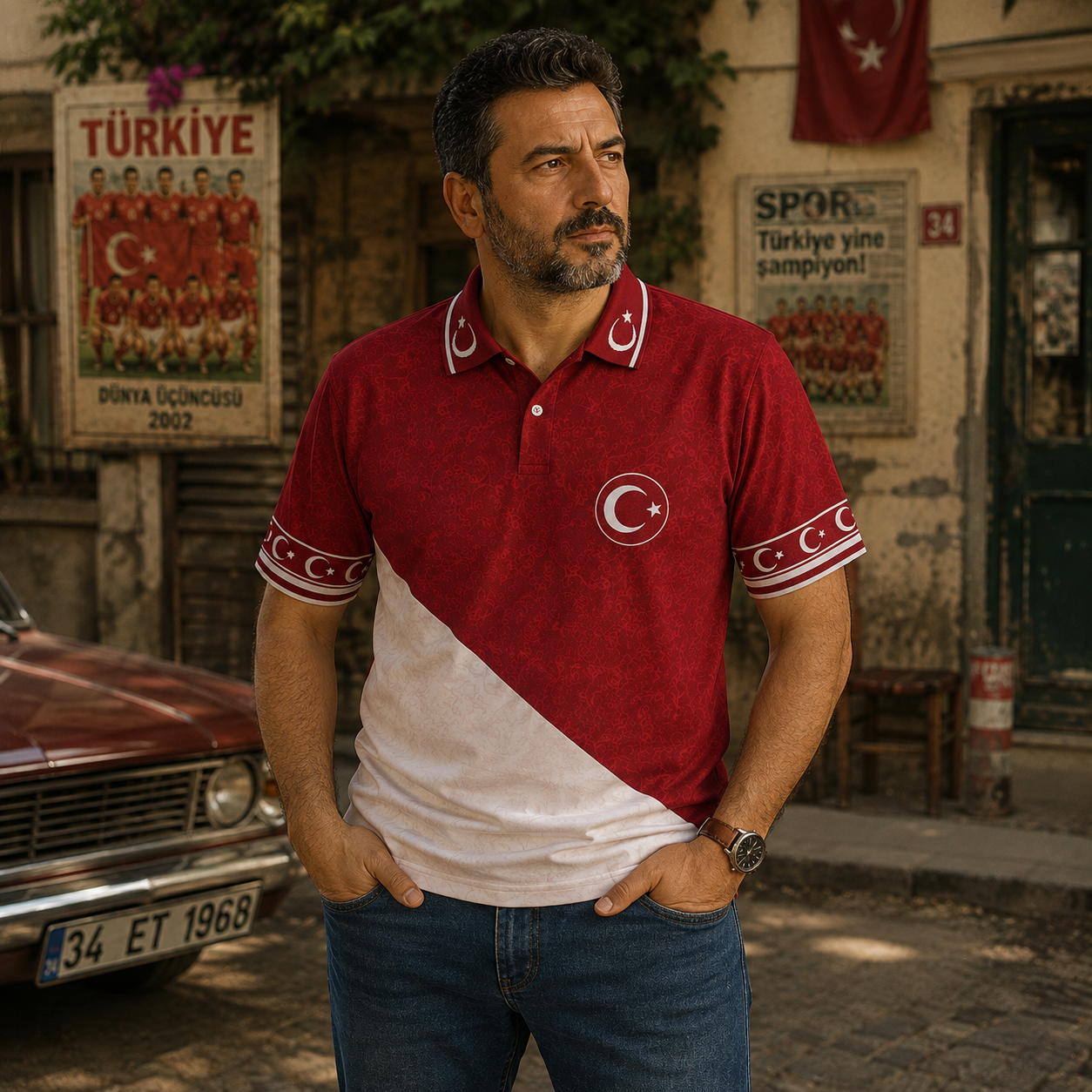 Türkiye Özel Tasarım Polo Yaka Özel Tasarım Tişört Tshirt